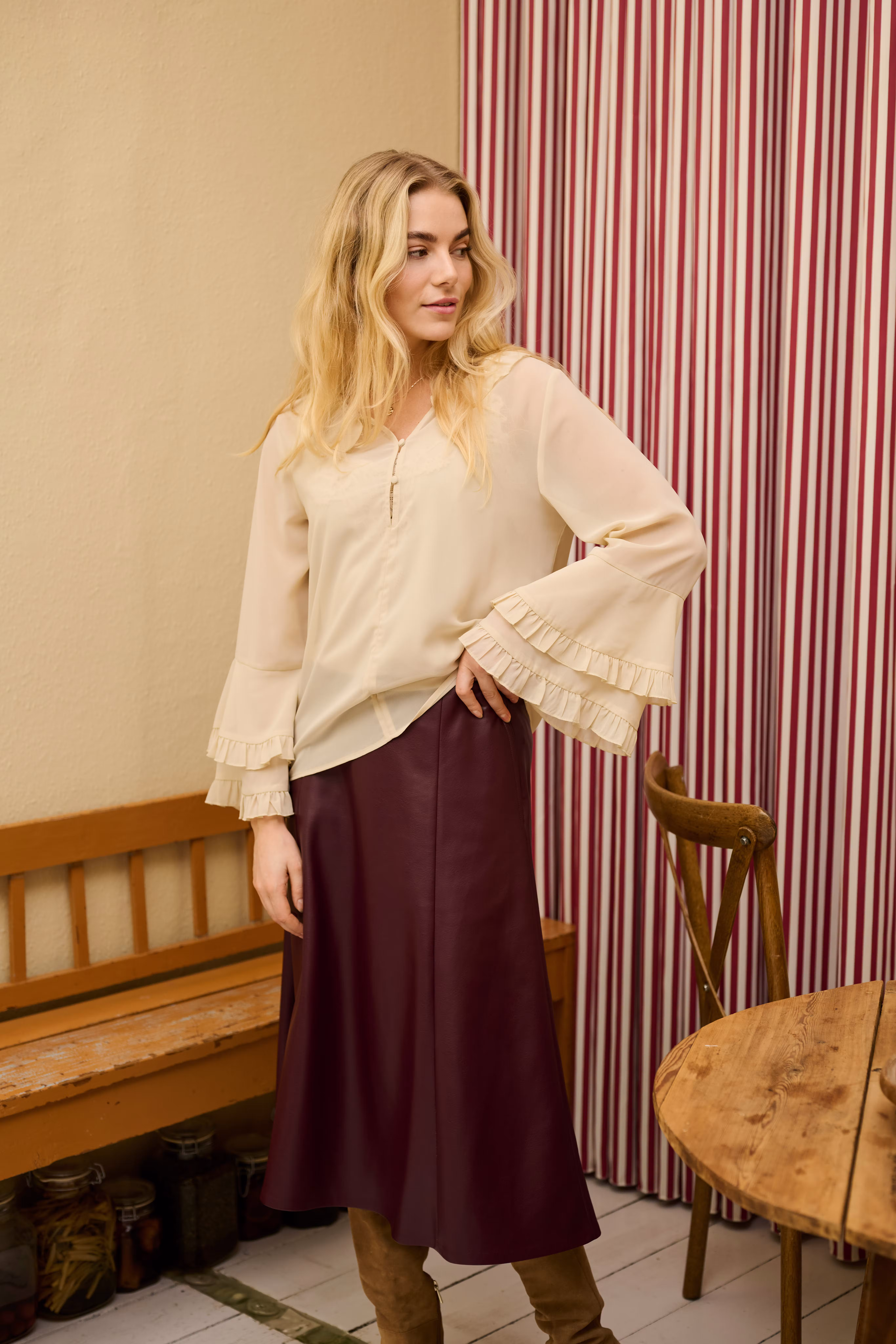 CRFlouncy Blouse LOCATION NONE 10615646-130401