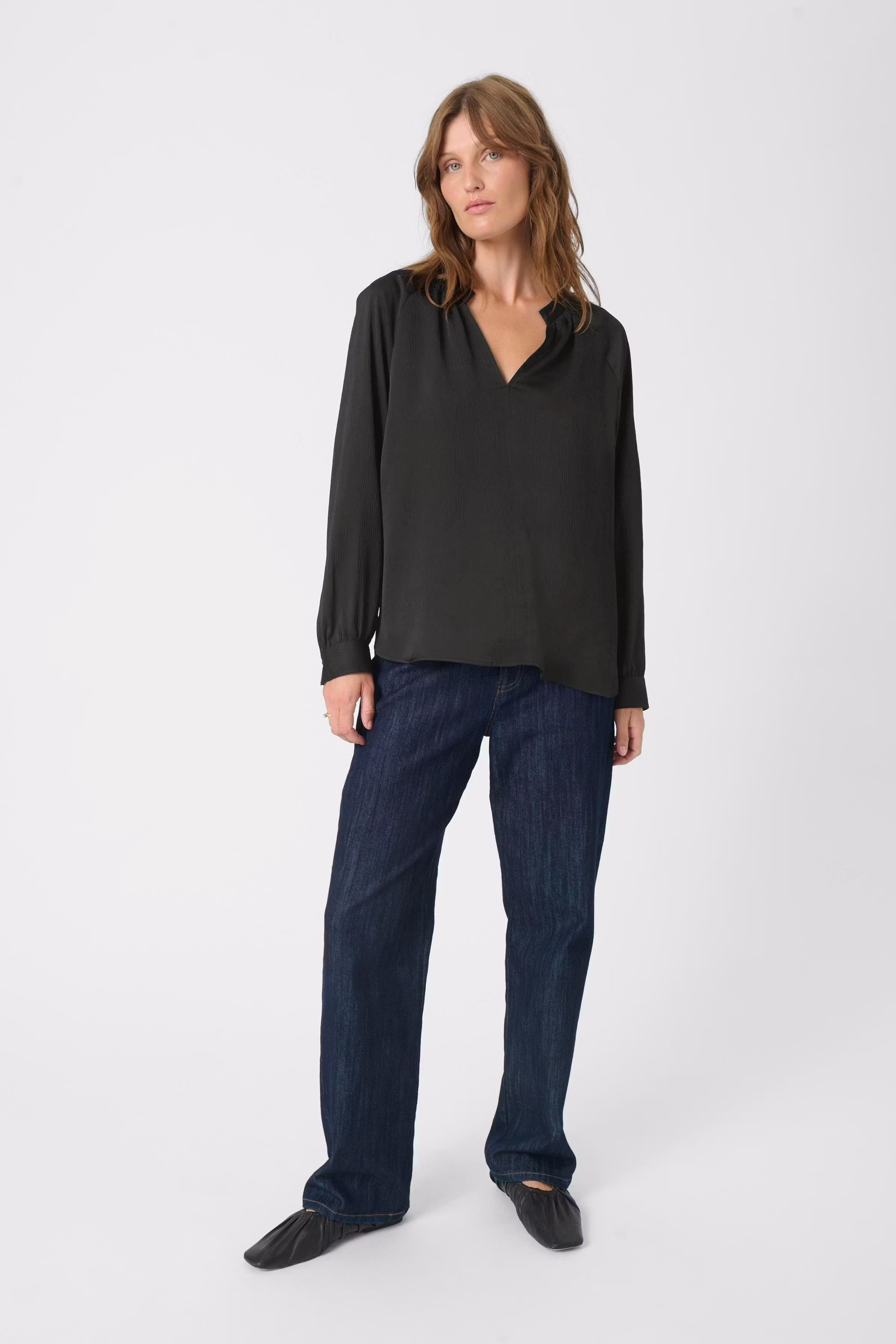 SLIoana Bluse LOOKBOOK FRONT 30407197-194008