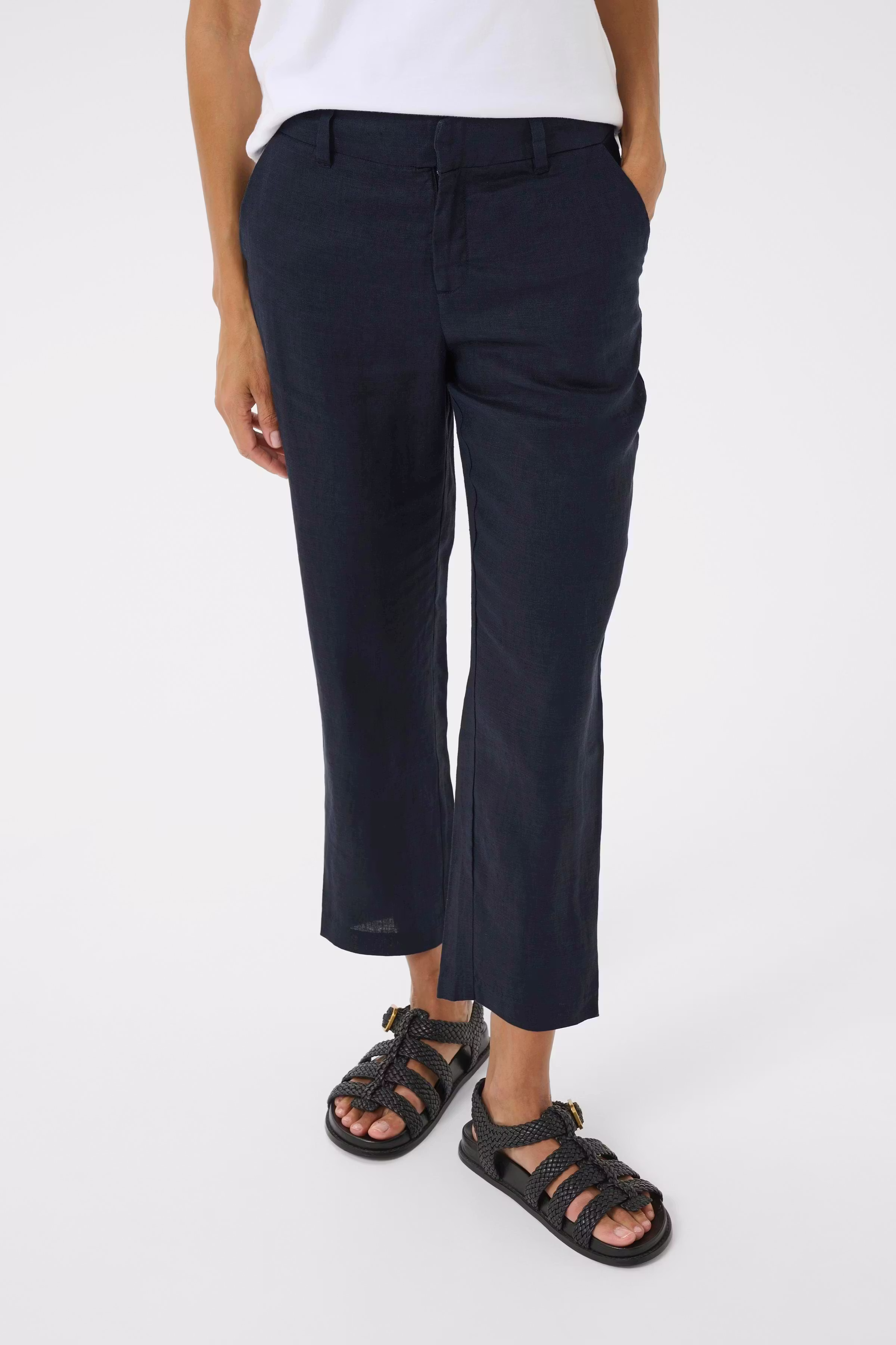 SoffePW Linen Trousers LOOKBOOK FRONT 30309389-194109