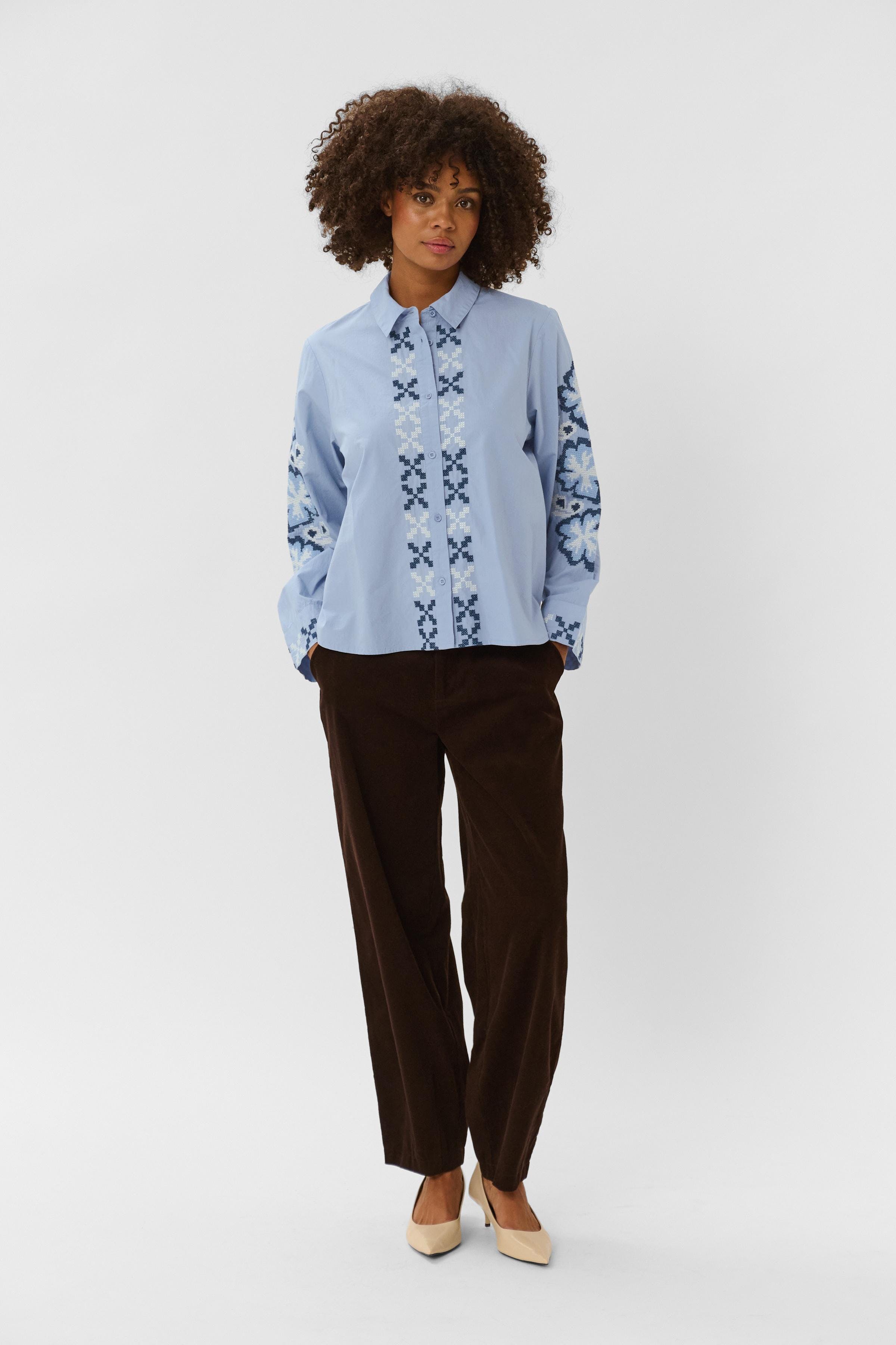CUbreezy Hemd mit Stickerei LOOKBOOK FRONT 50112708-1000468