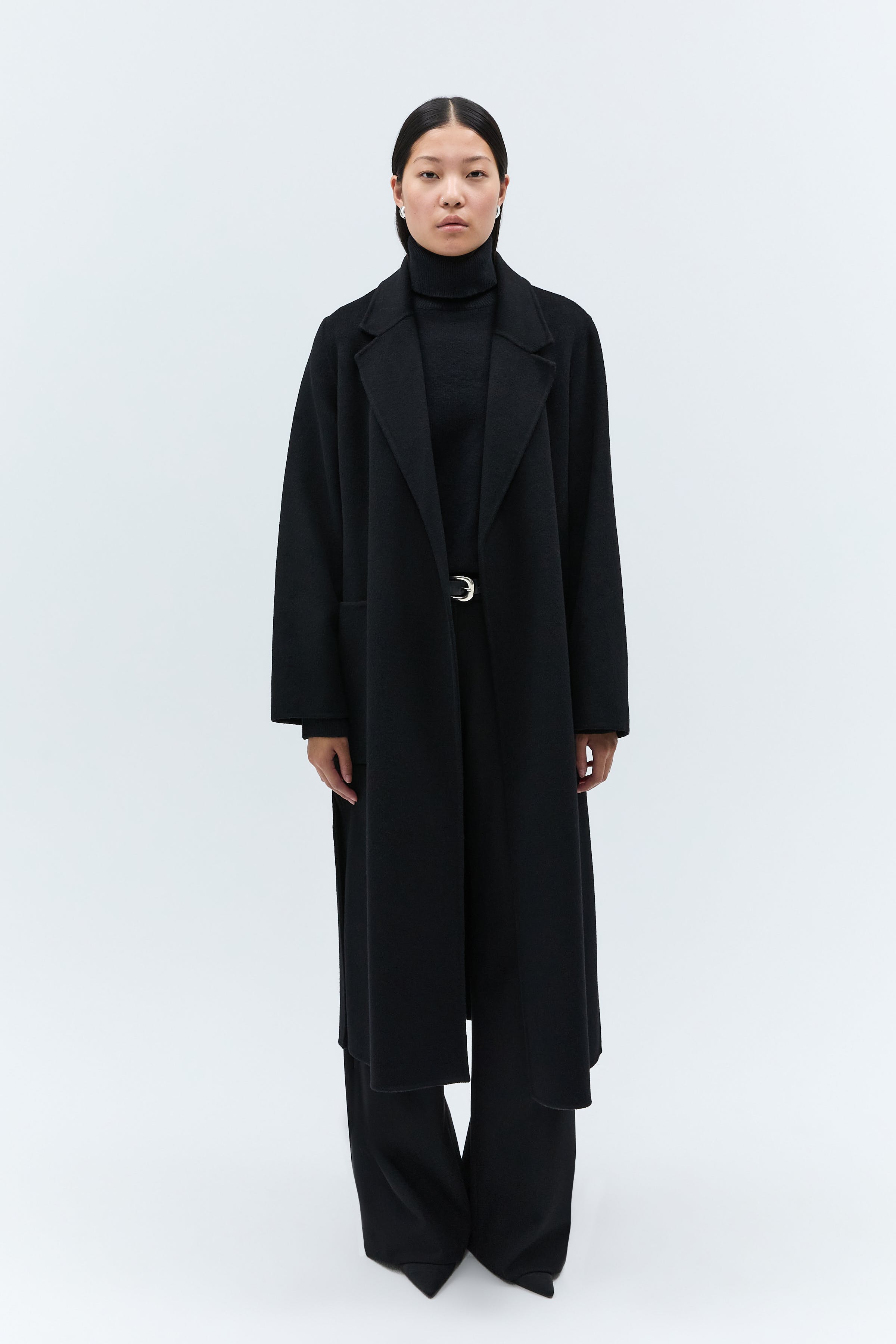 IOCELIA Coat LOOKBOOK FRONT 30600561-BK999