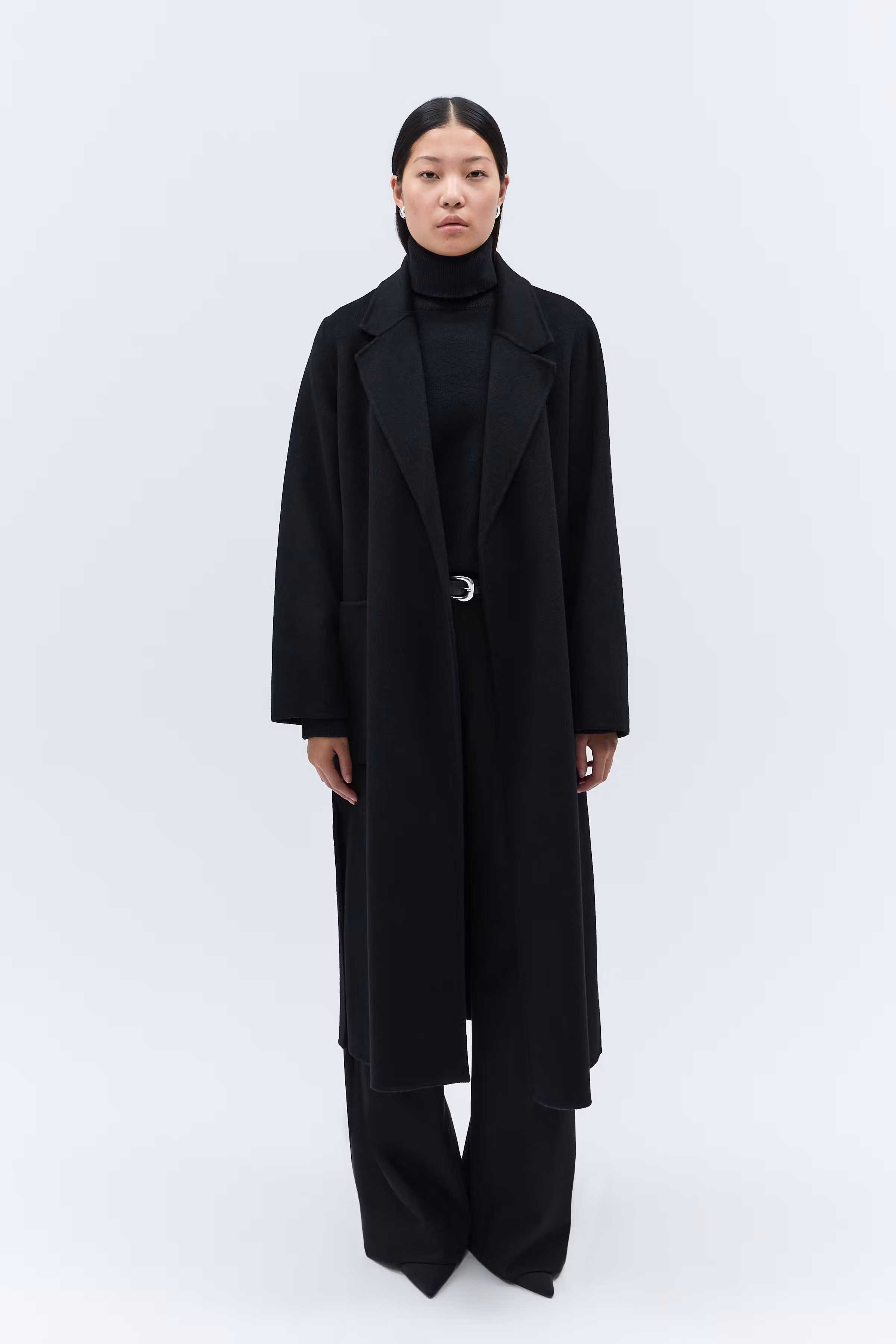 IOCELIA Coat LOOKBOOK FRONT 30600561-BK999