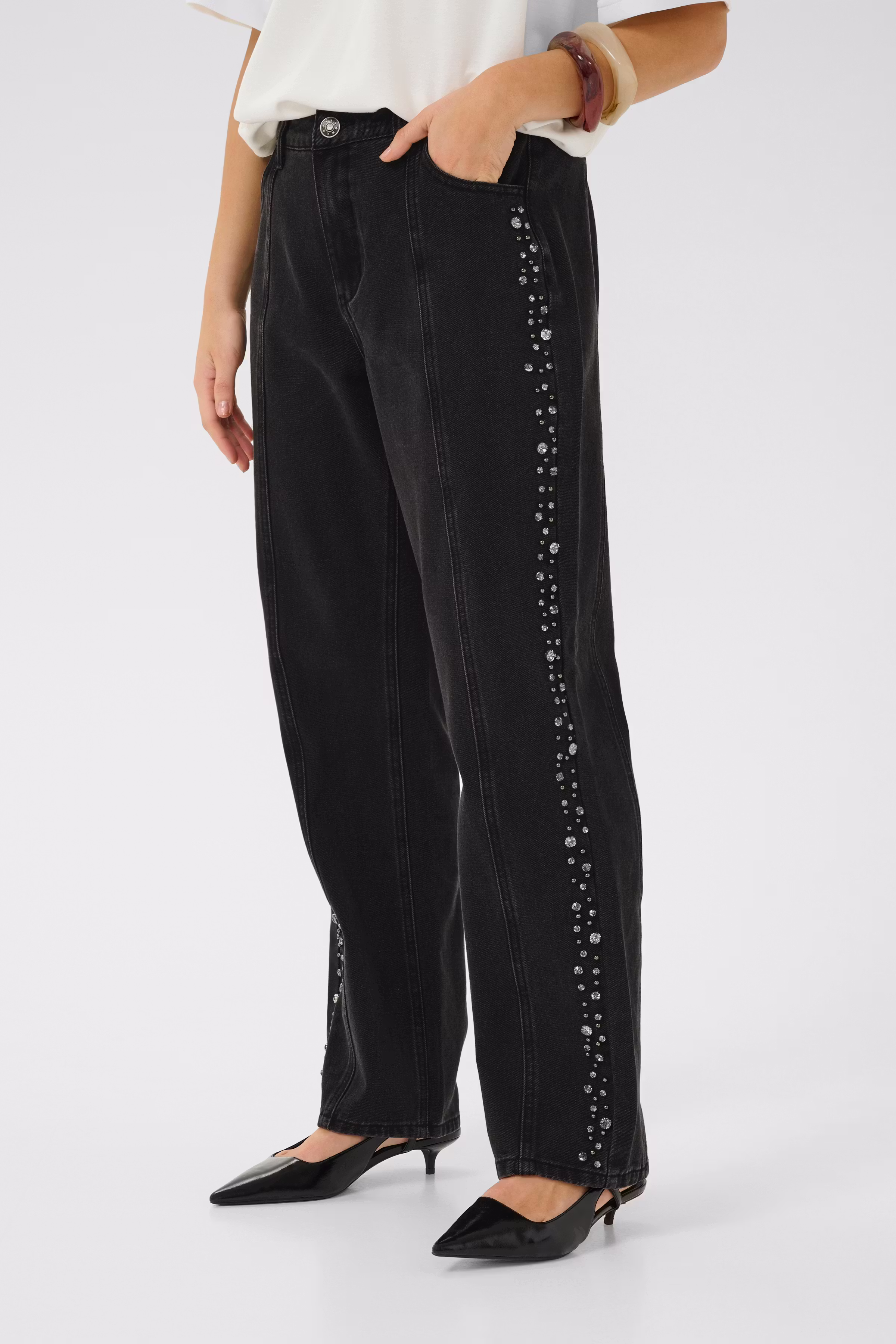 CUcally Jeans mit Strass LOOKBOOK FRONT 50112508-500064