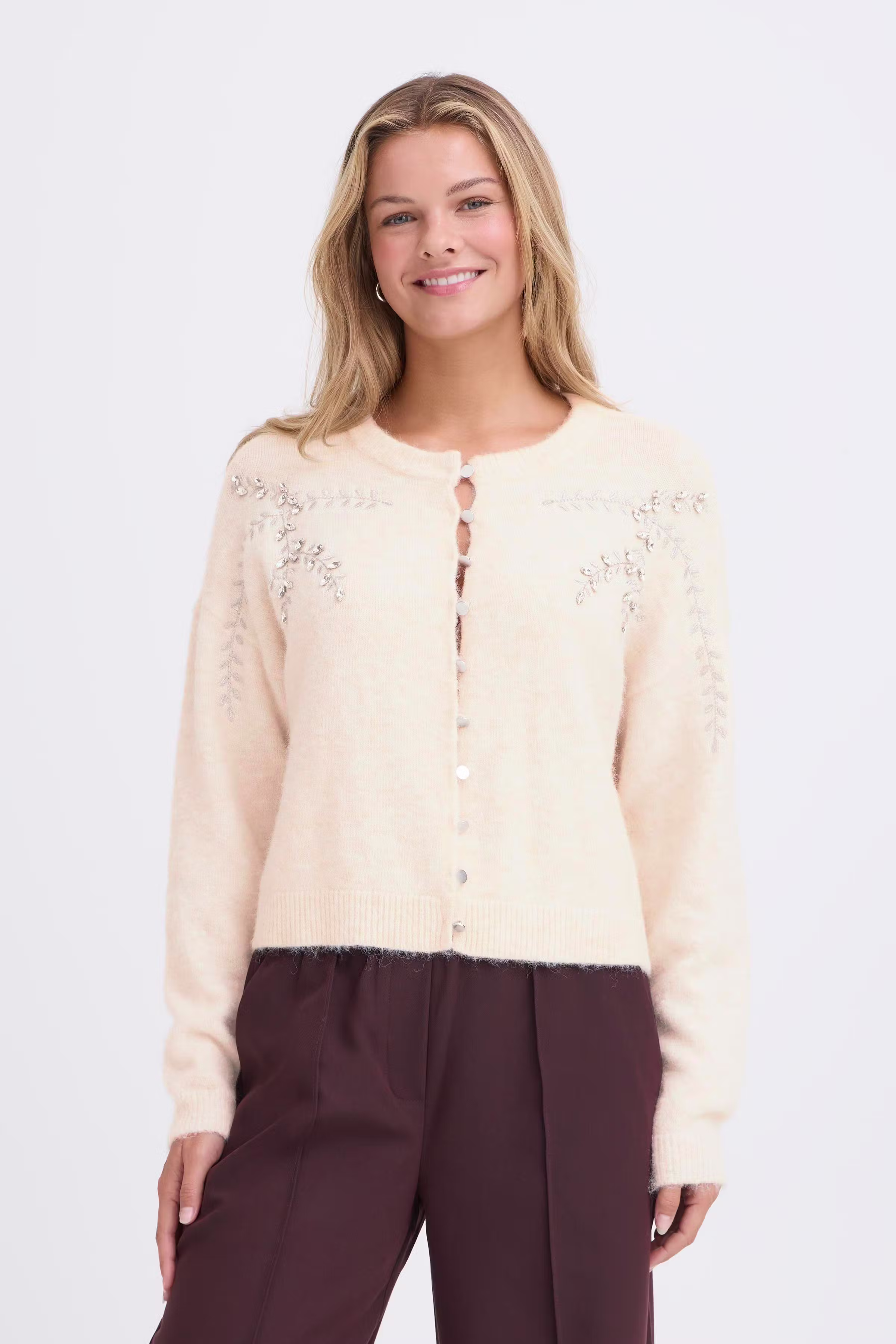 FRKENDRA Cardigan LOOKBOOK FRONT 20617317-1304011