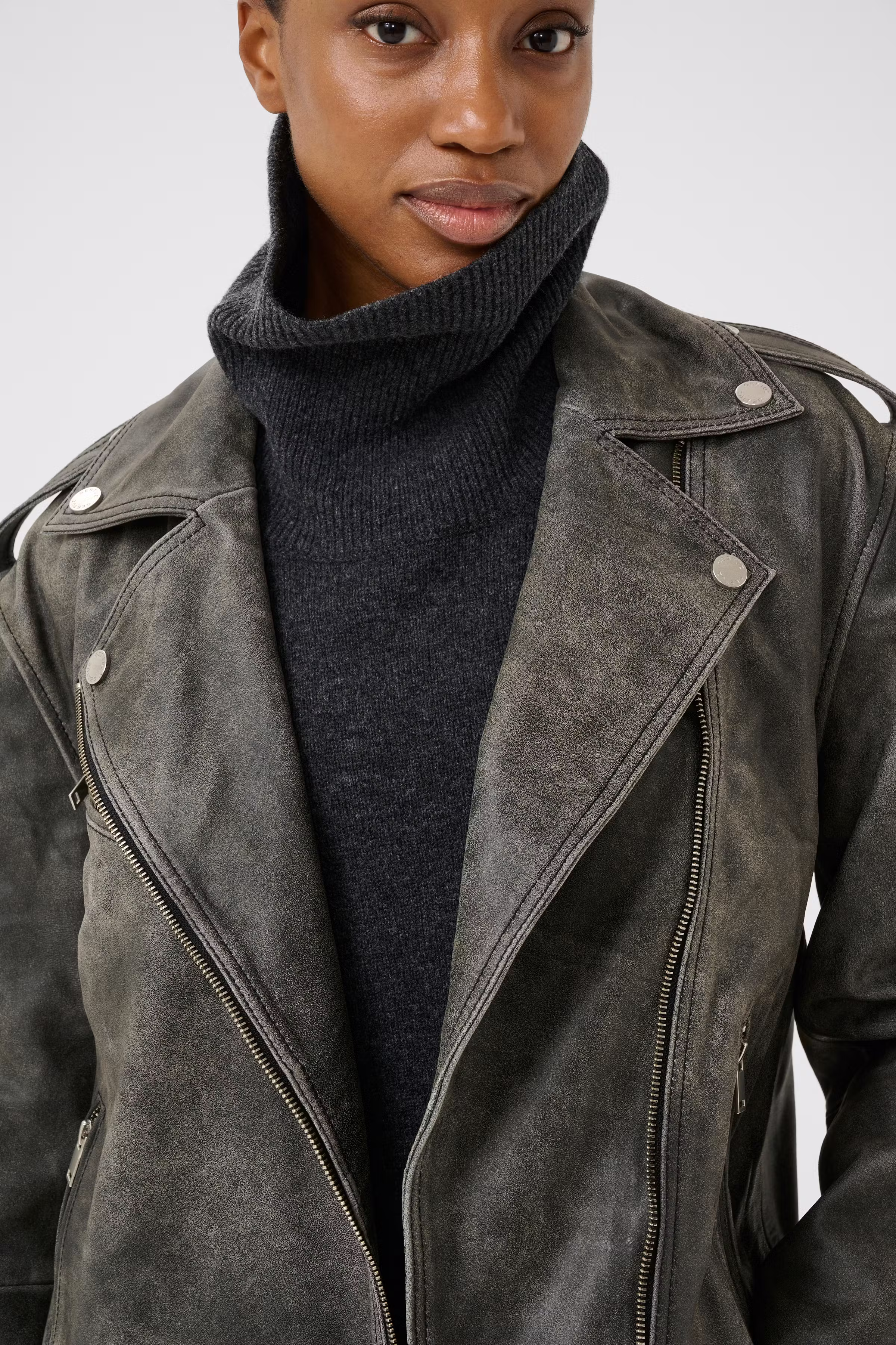 GZnaomi Leather jacket LOOKBOOK DETAIL 10910404-108626