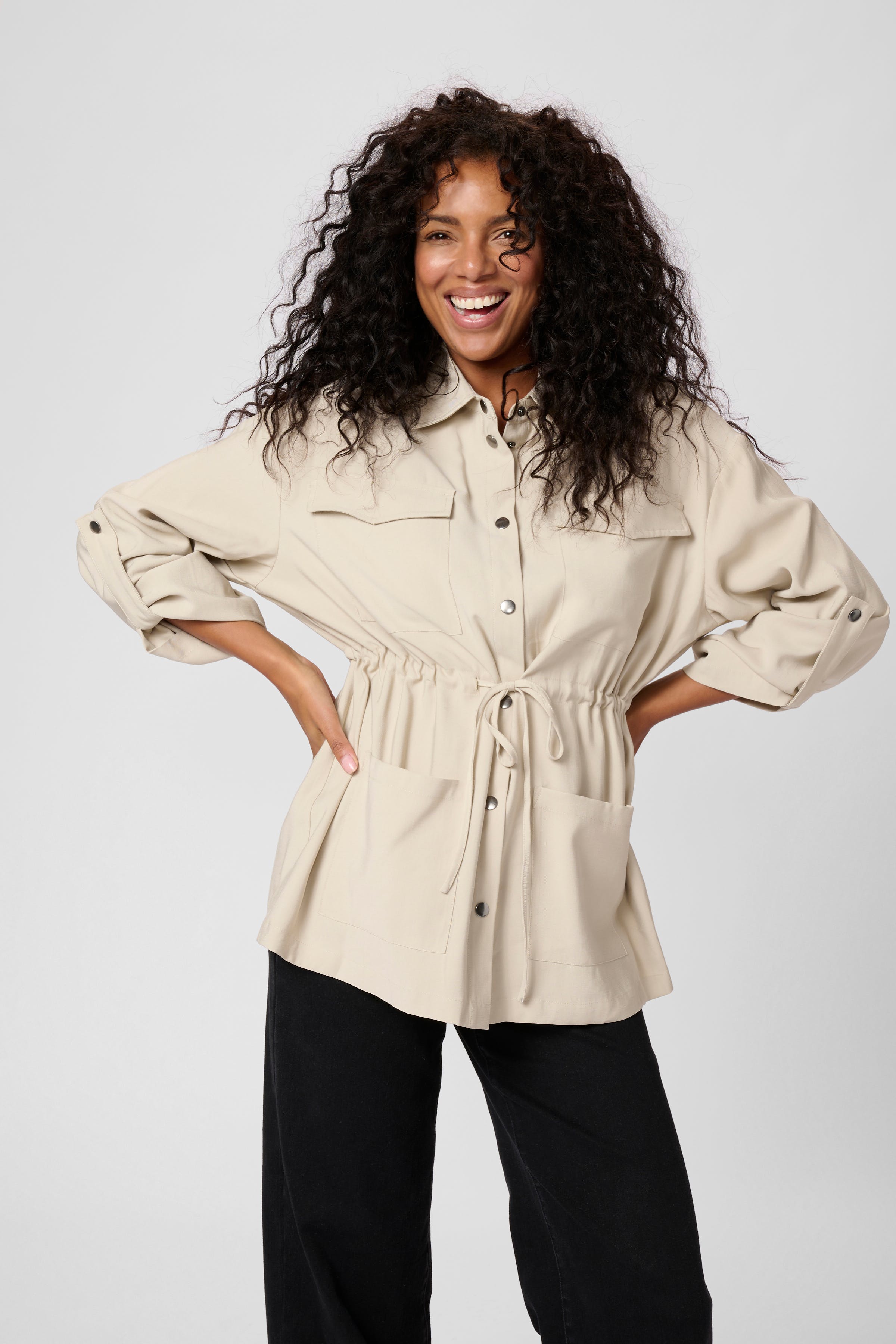 KAsonja Casual jakke LOOKBOOK FRONT 10510114-151305