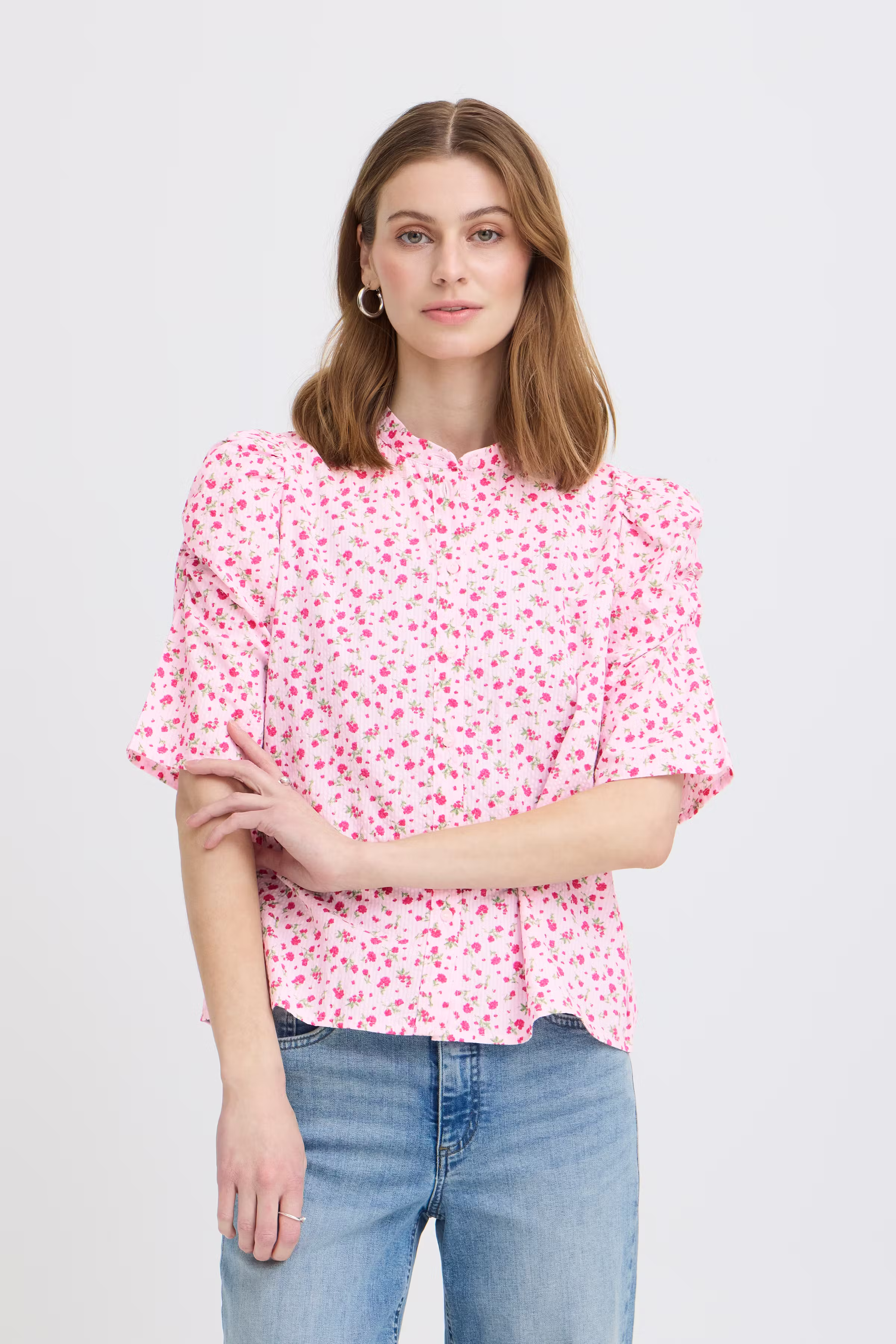 Kortermet skjorte LOOKBOOK FRONT 20123471-900005845