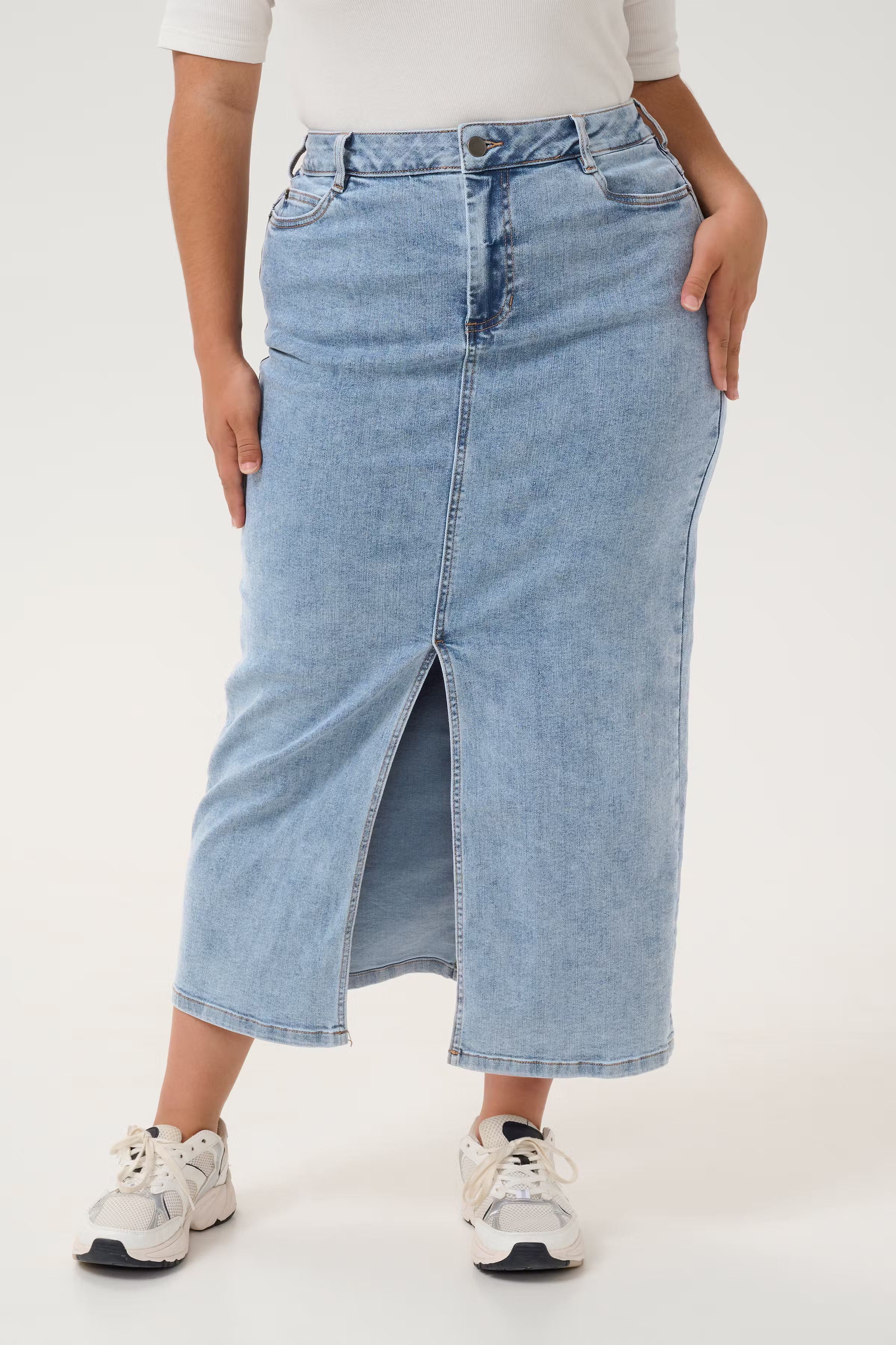 KCmarna Denimnederdel LOOKBOOK FRONT 10582495-103166