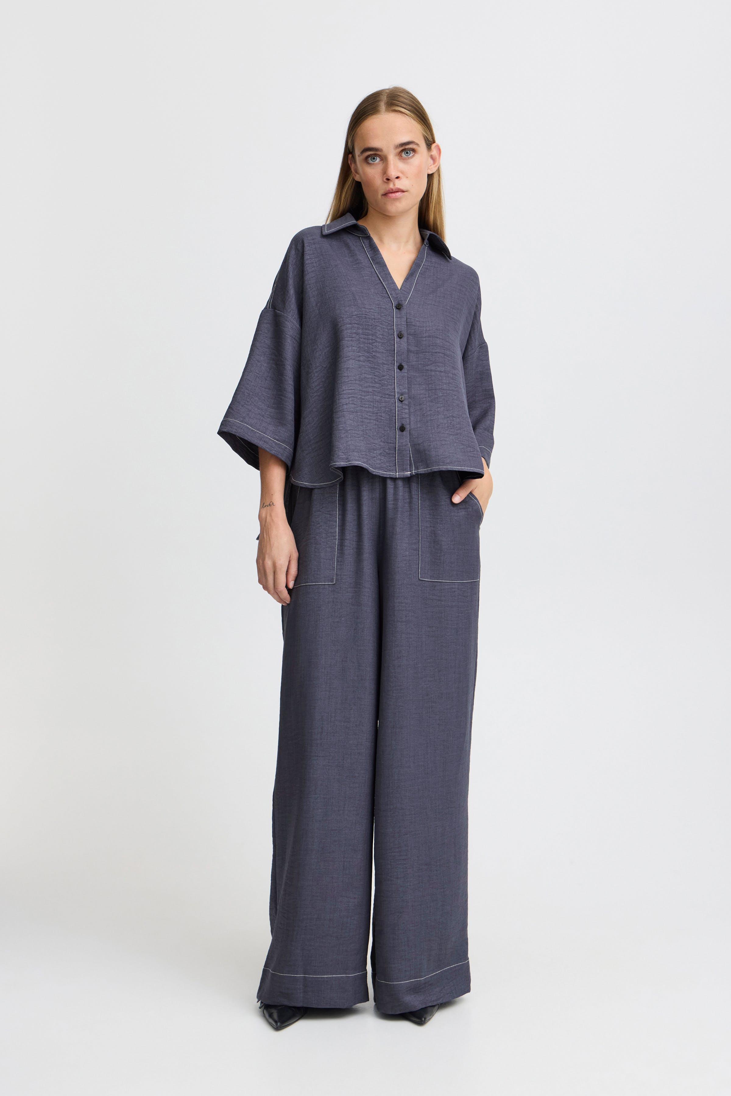 IXELSIE Trousers LOOKBOOK FRONT 20123570-174021