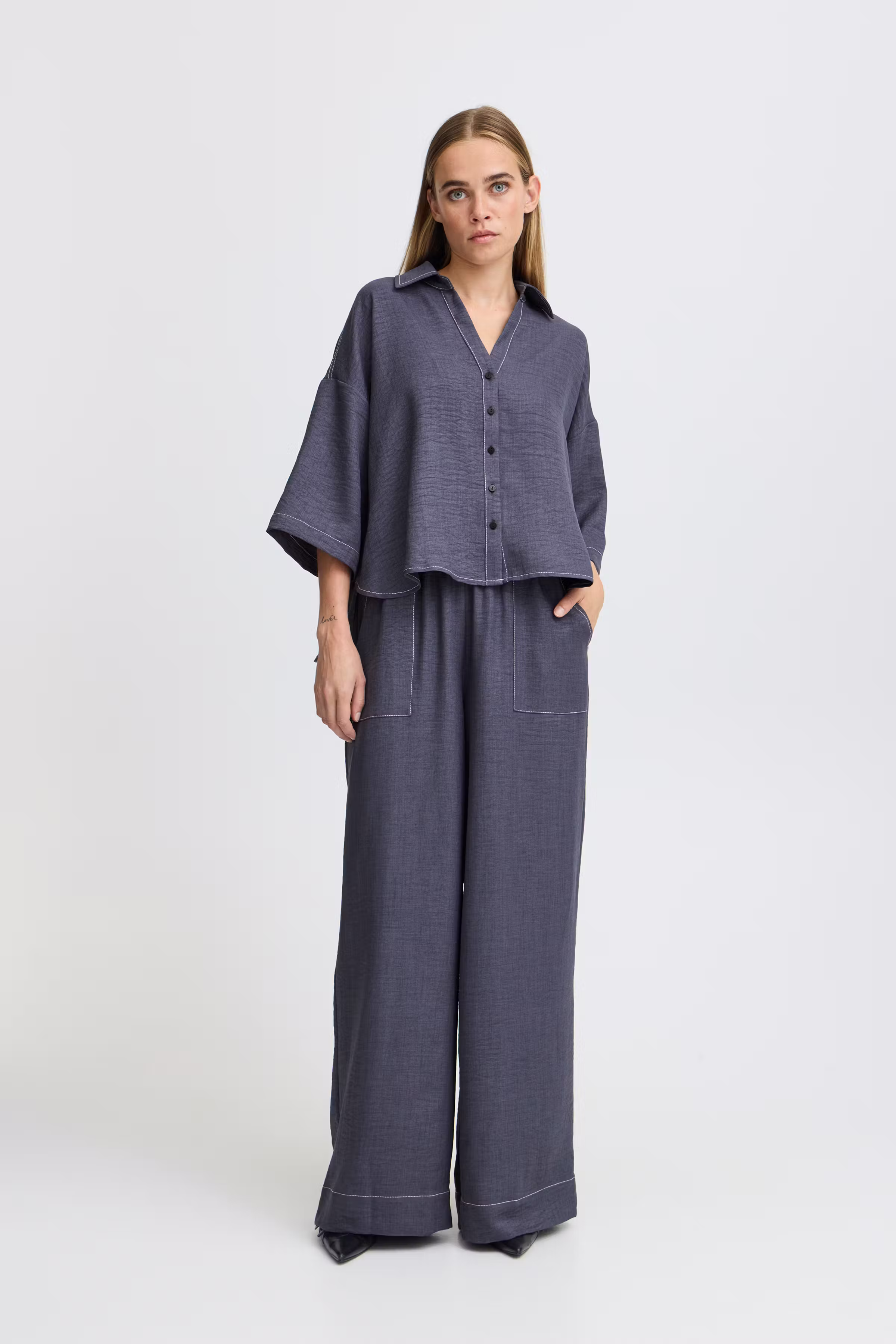 IXELSIE Broek LOOKBOOK FRONT 20123570-174021