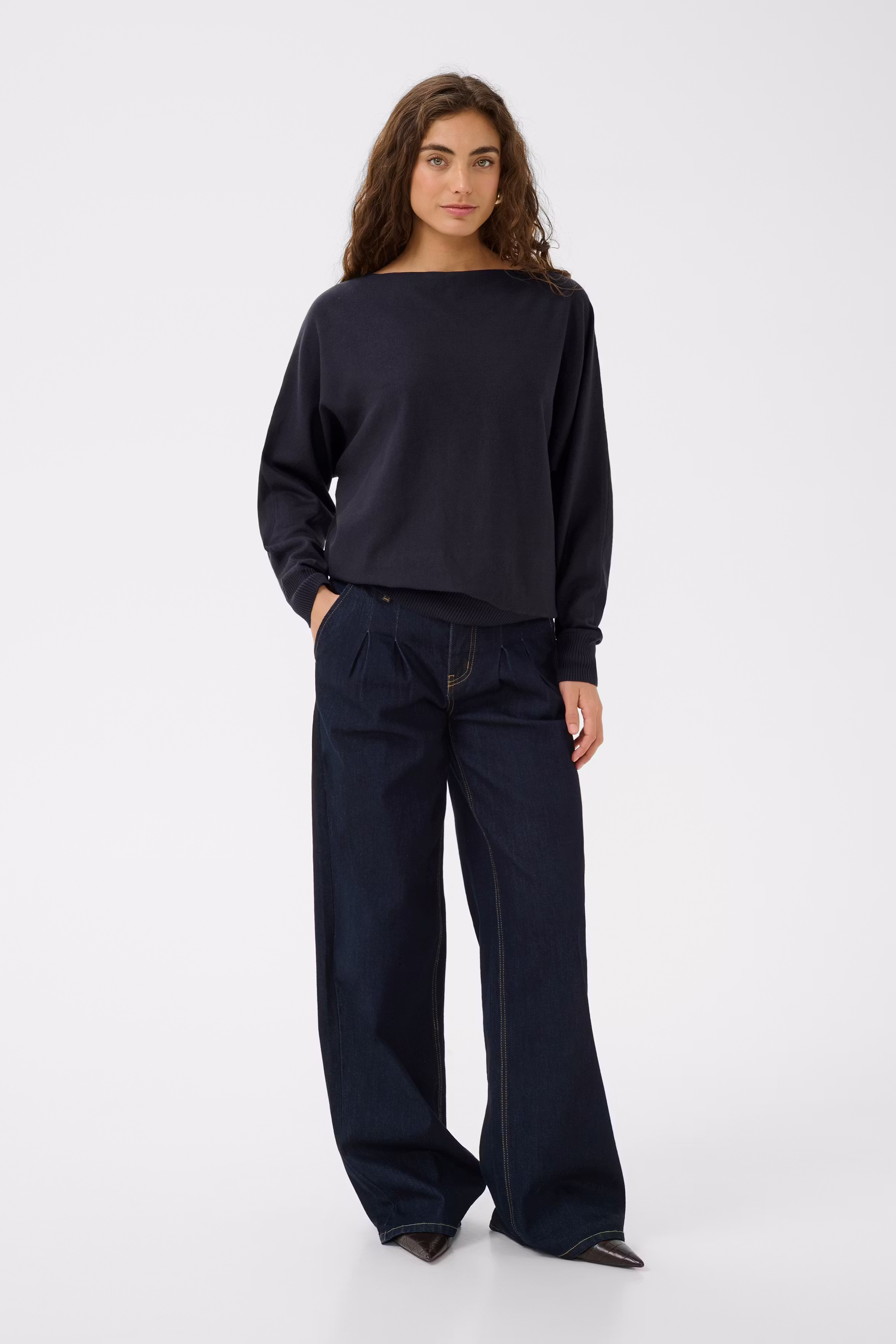 CUannemarie striktrøje LOOKBOOK FRONT 50106466-5103406