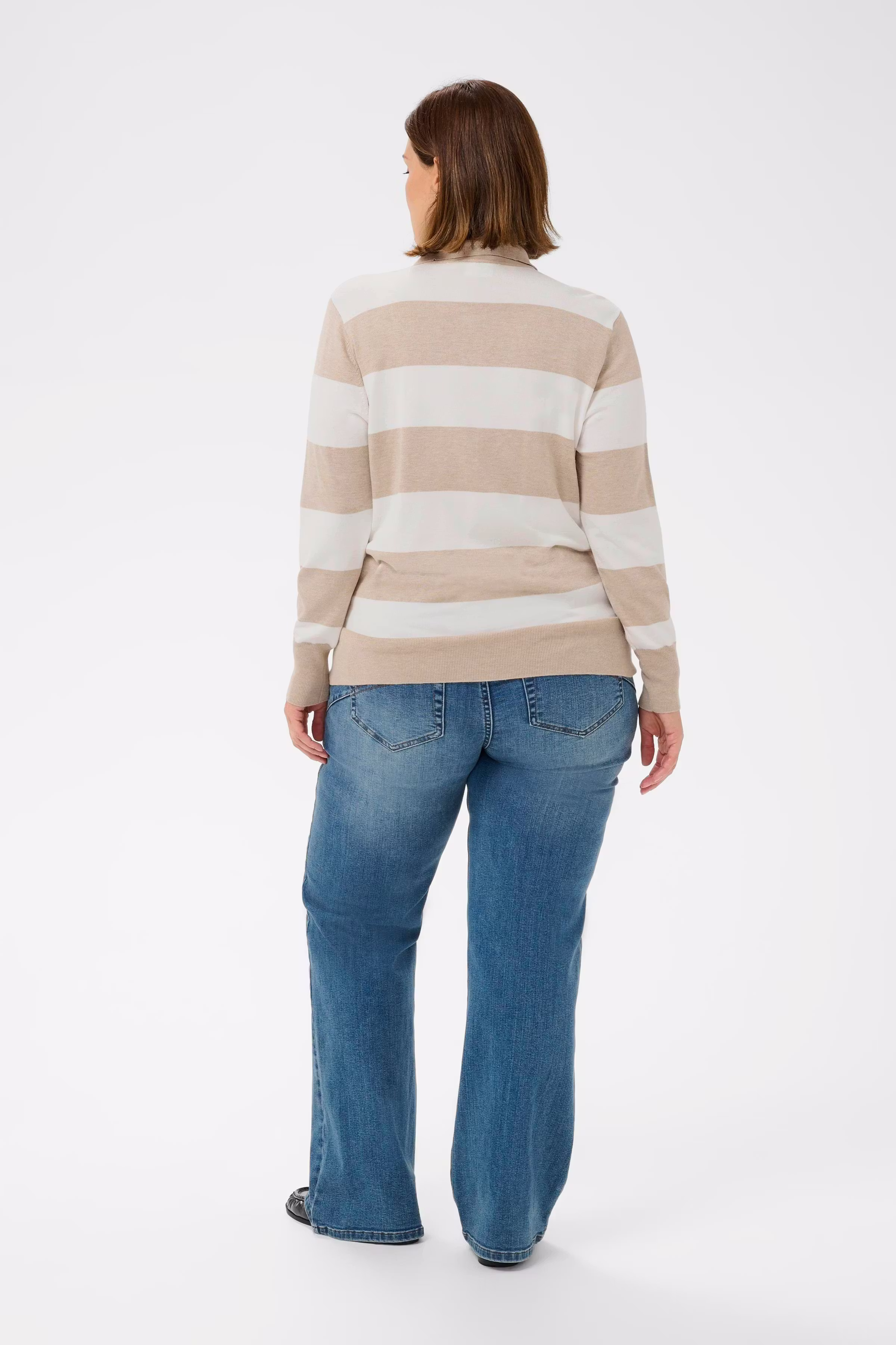 KClizzy Gestreepte Polo Met Lange Mouwen LOOKBOOK BACK 10583718-108980