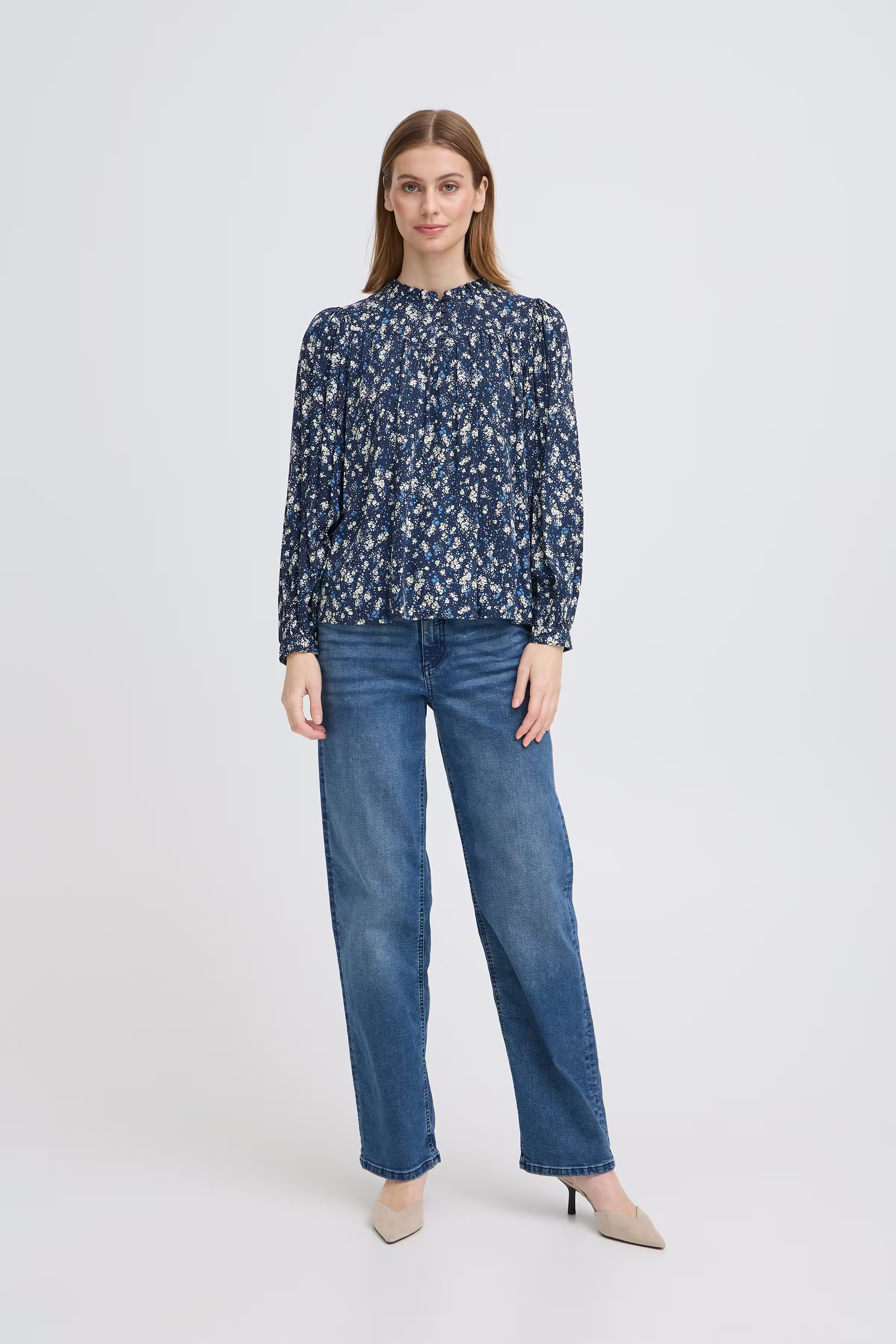 IHVERA Bluse LOOKBOOK FRONT 20125202-900004261