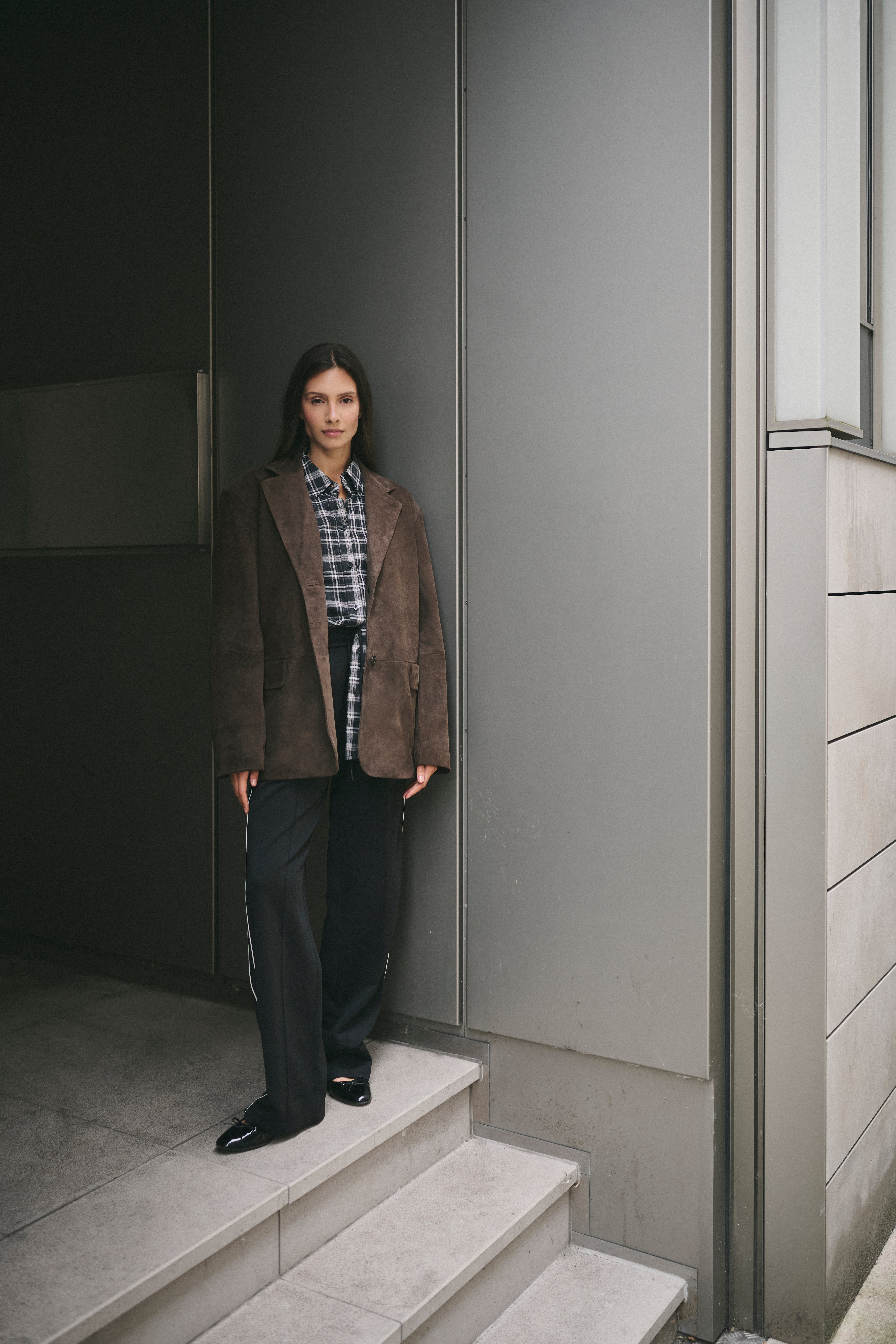 KBBirdie Suede blazer LOCATION NONE 10105680-191015