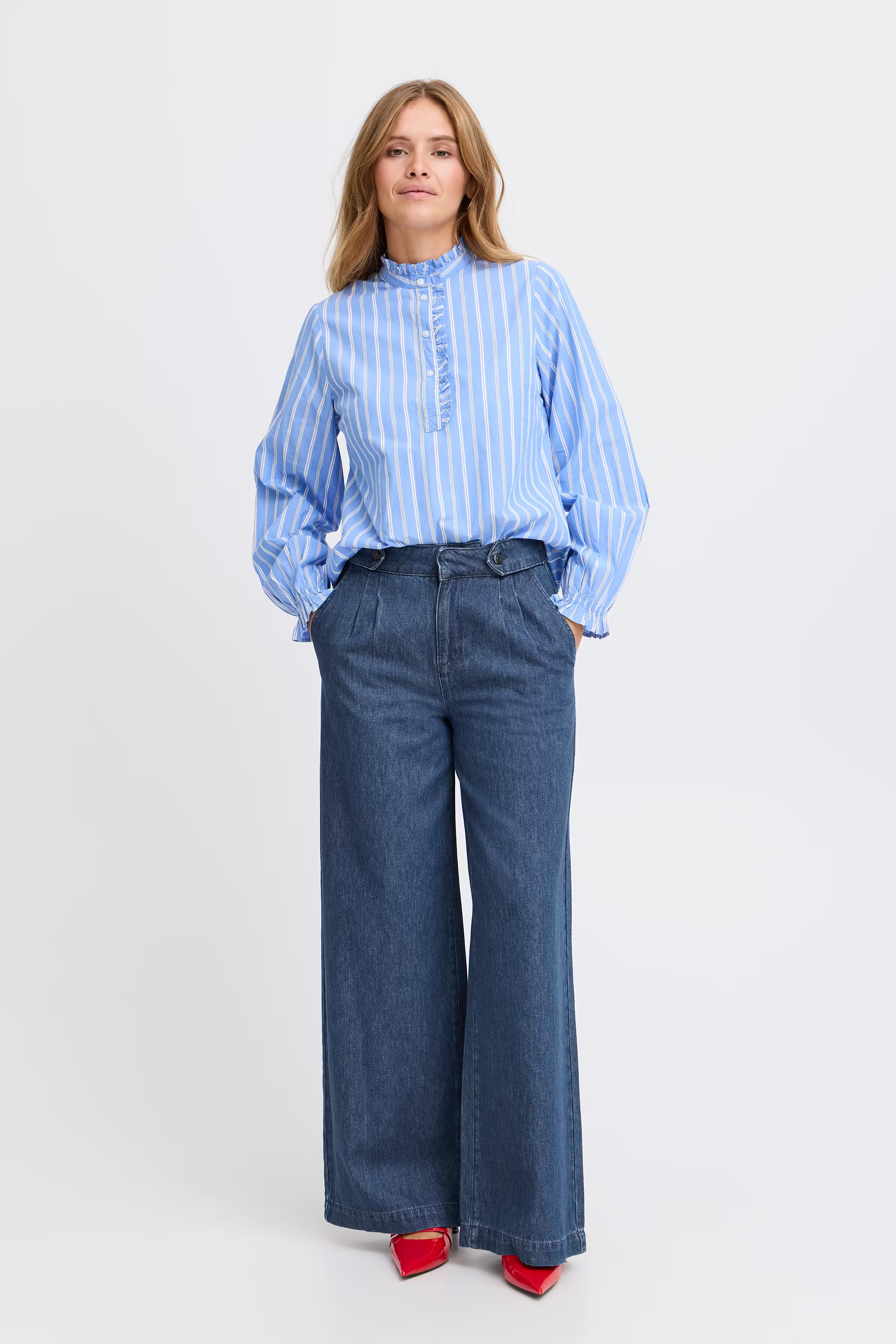 PZVICKY UHW Jeans Wide Leg LOOKBOOK FRONT 50208706-200005