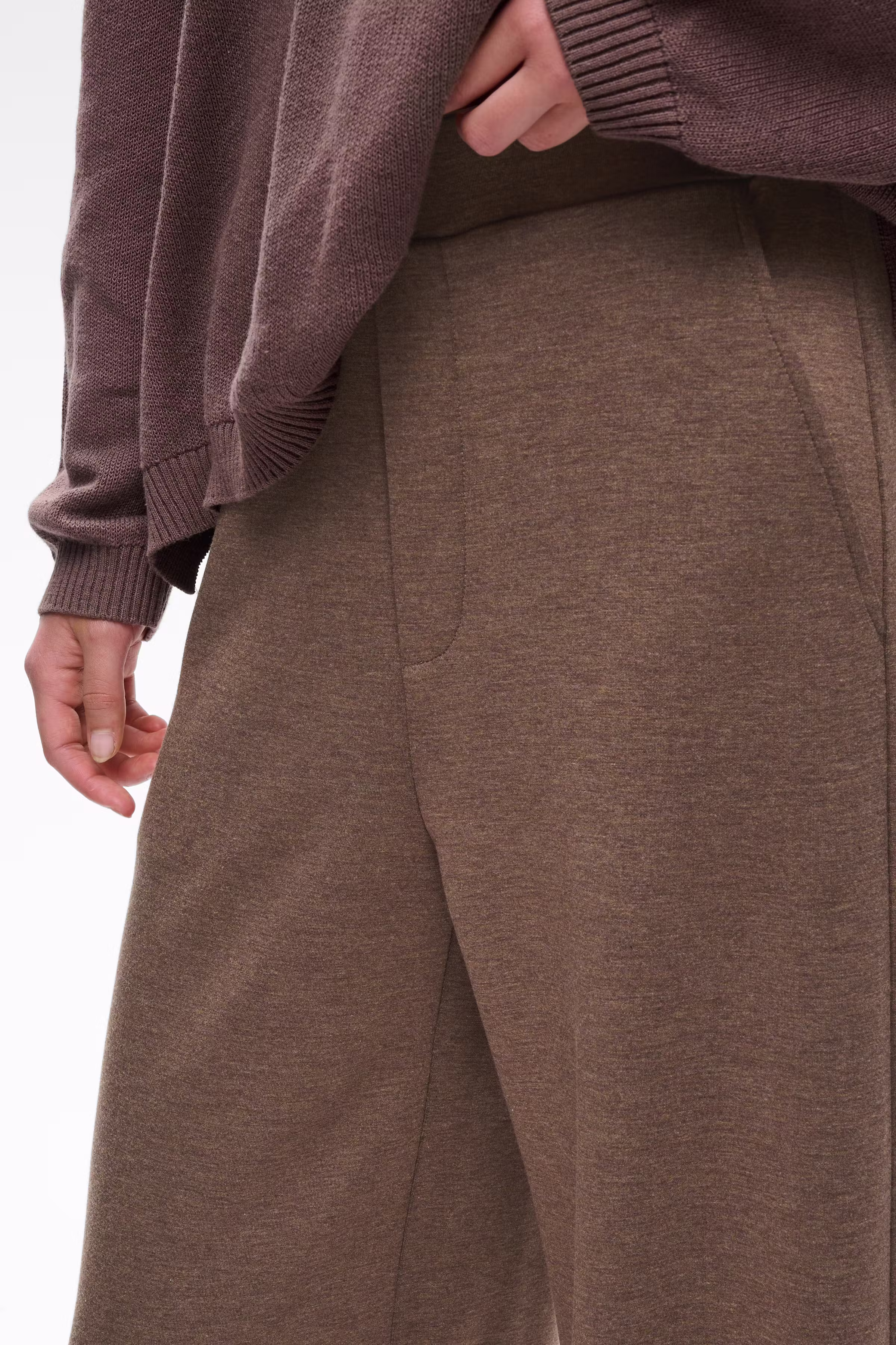 GincetteIW Melange Trousers LOOKBOOK DETAIL 30110741-1813071