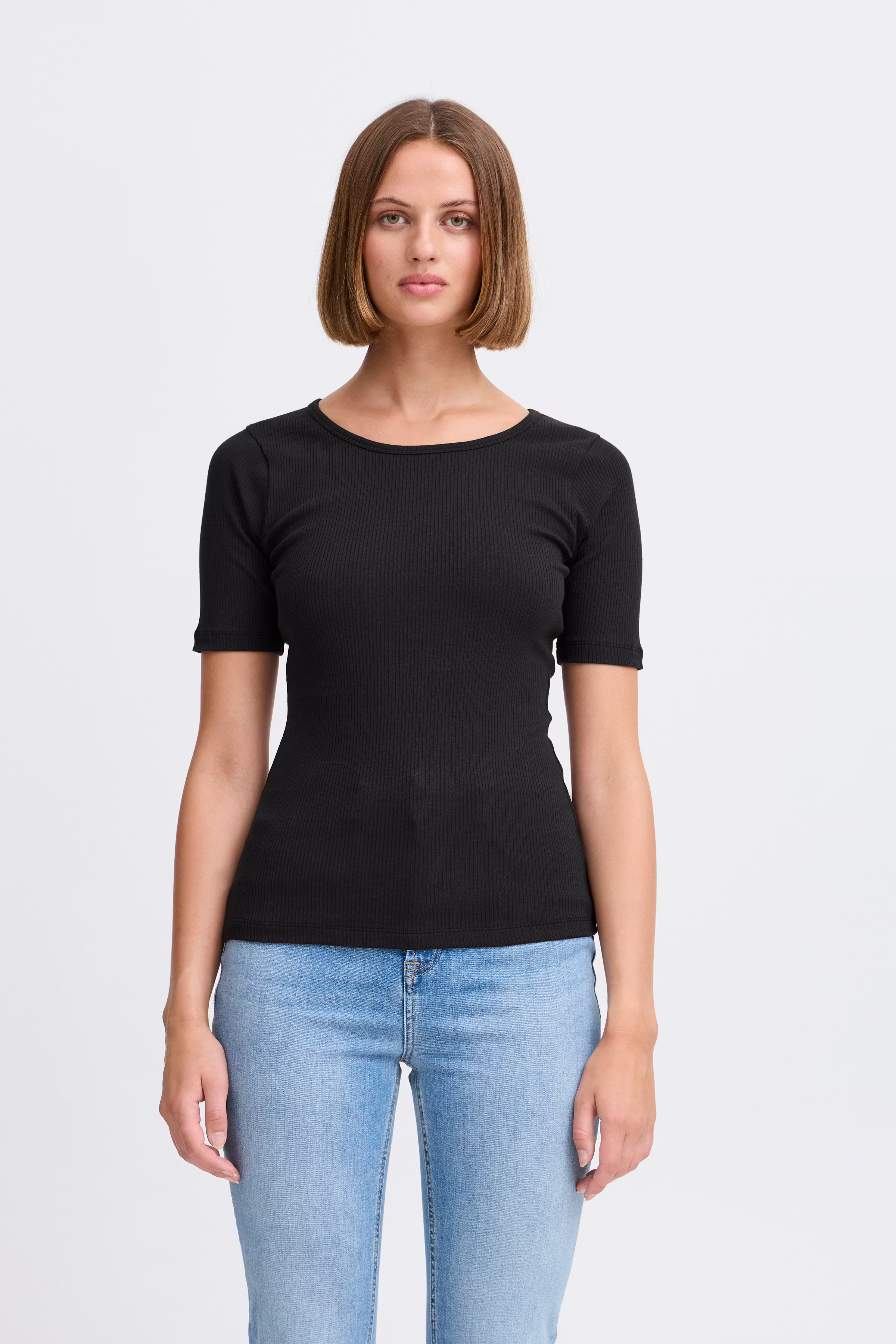 IHPALMER RIB T-shirt LOOKBOOK FRONT 20120343-194008