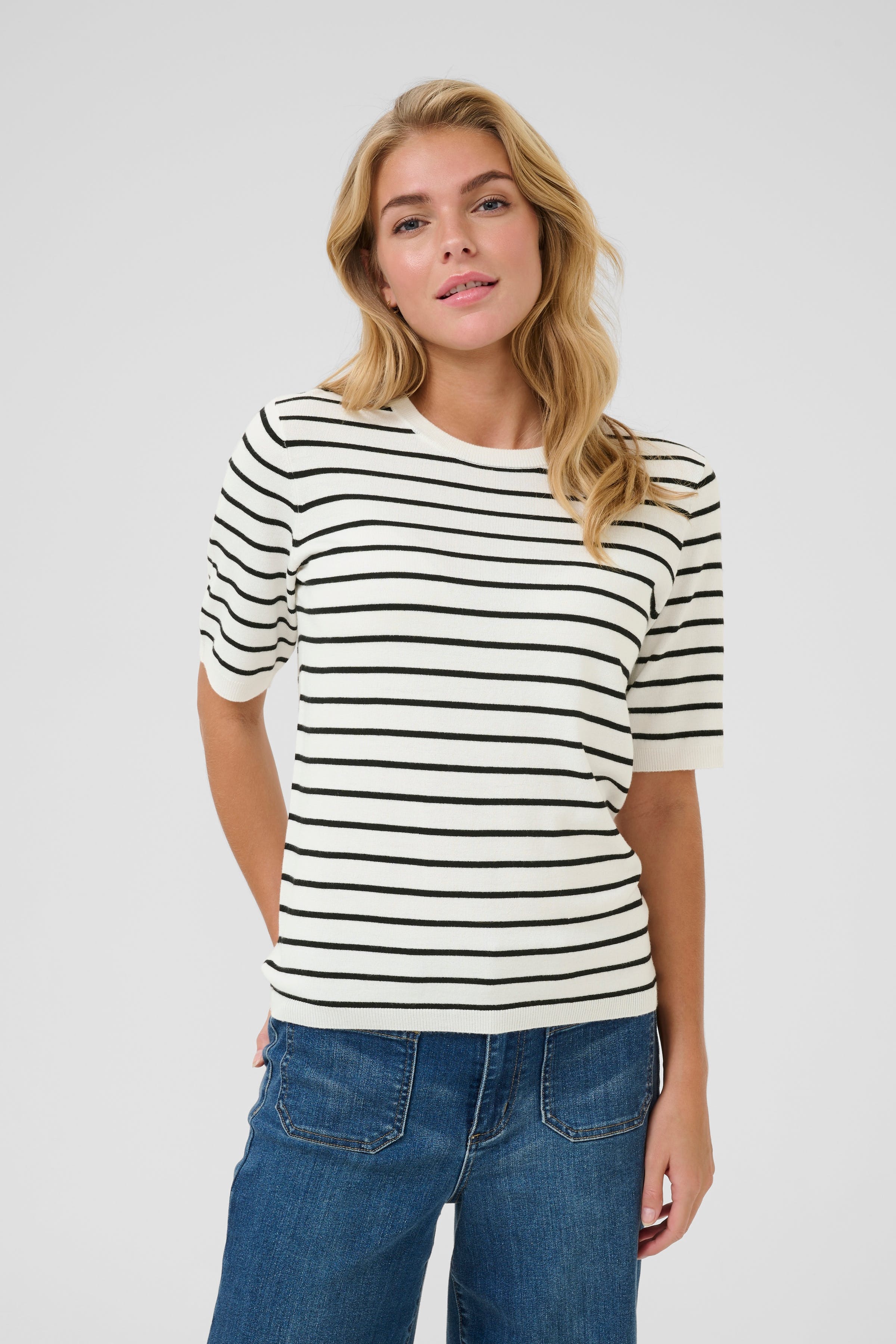 KAlizza Striktrøje LOOKBOOK FRONT 10508410-101140