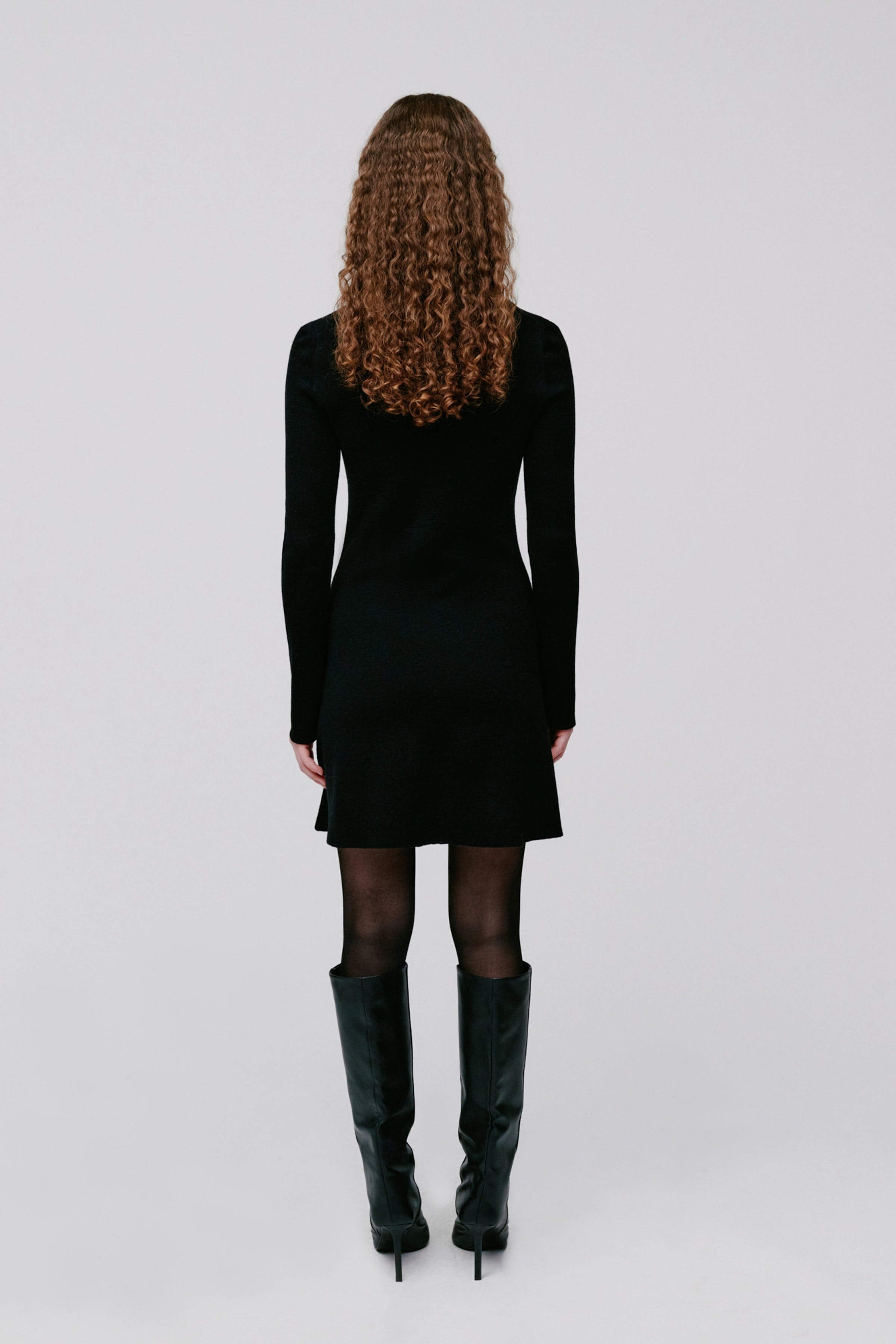 FAWN Kleid LOOKBOOK BACK 30600602-BK999