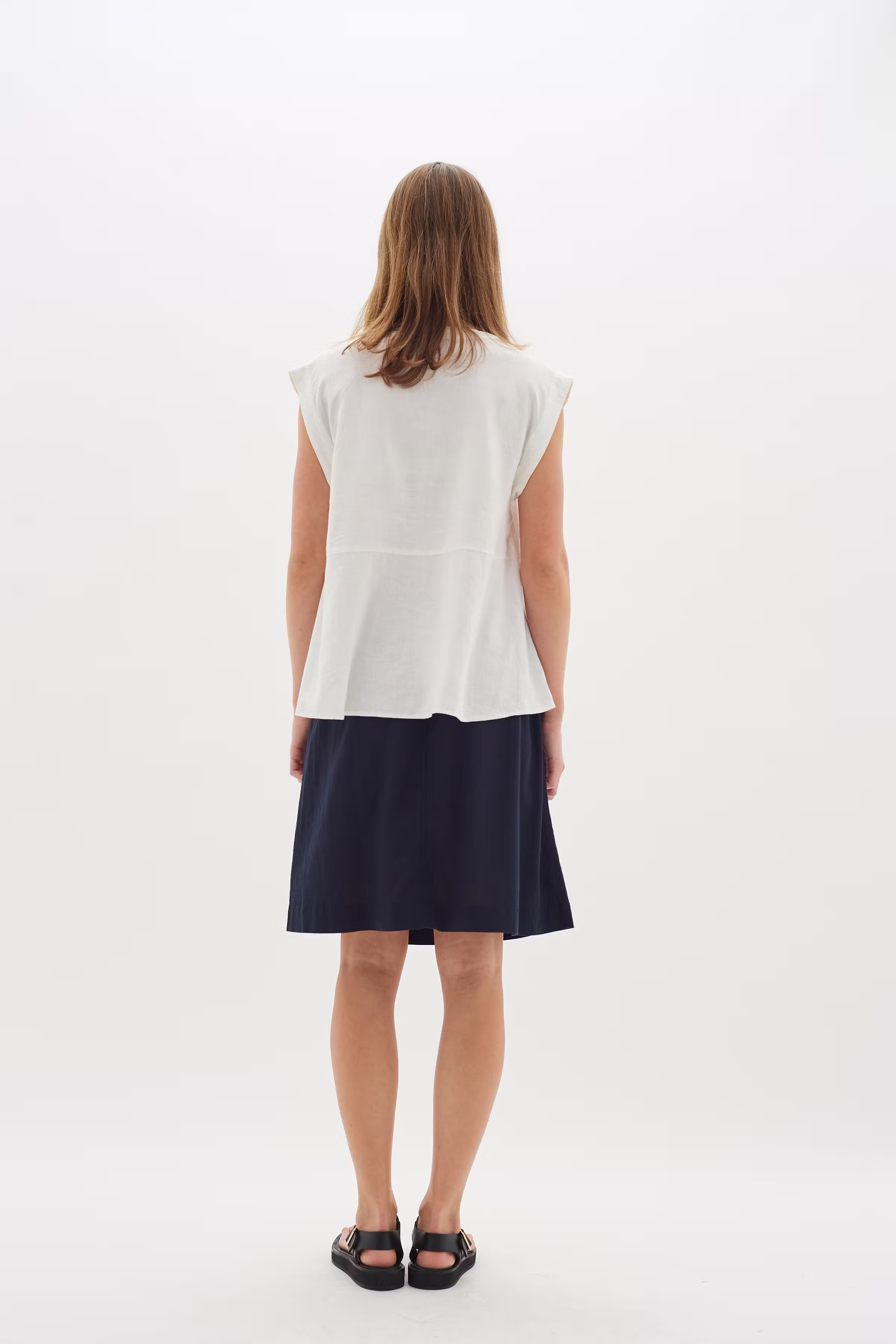 EllieIW Rock aus leinen LOOKBOOK BACK 30109311-300005