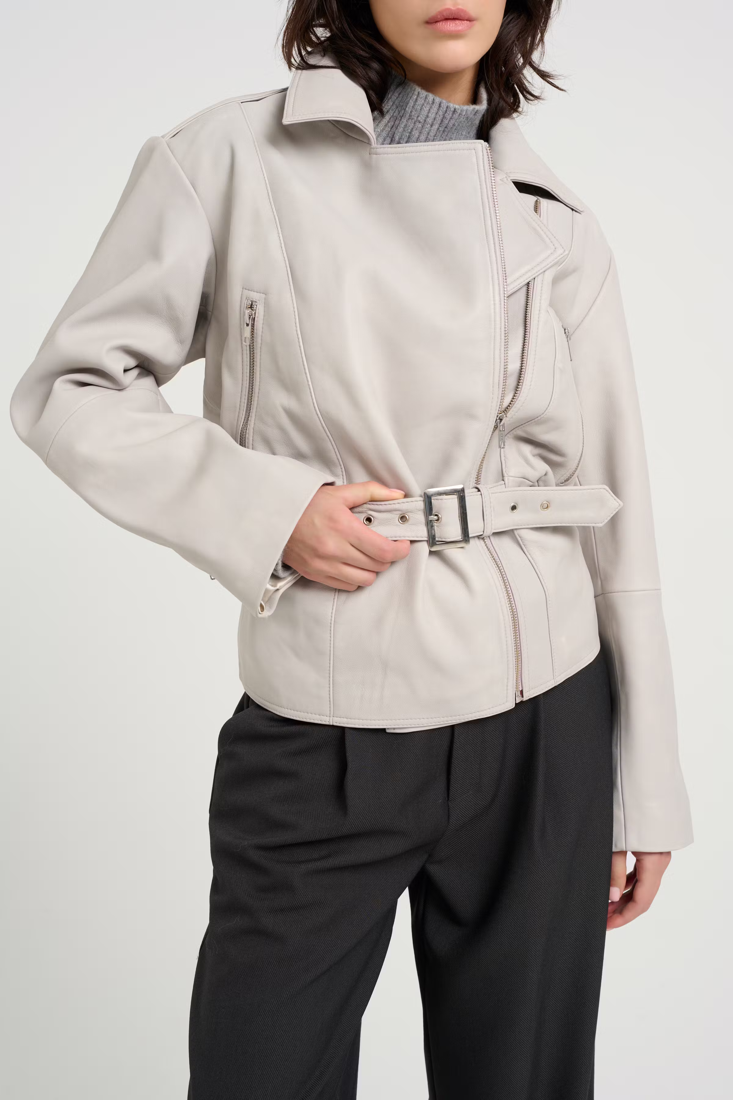 TiaGZ Leather jacket LOOKBOOK DETAIL 10909784-124300