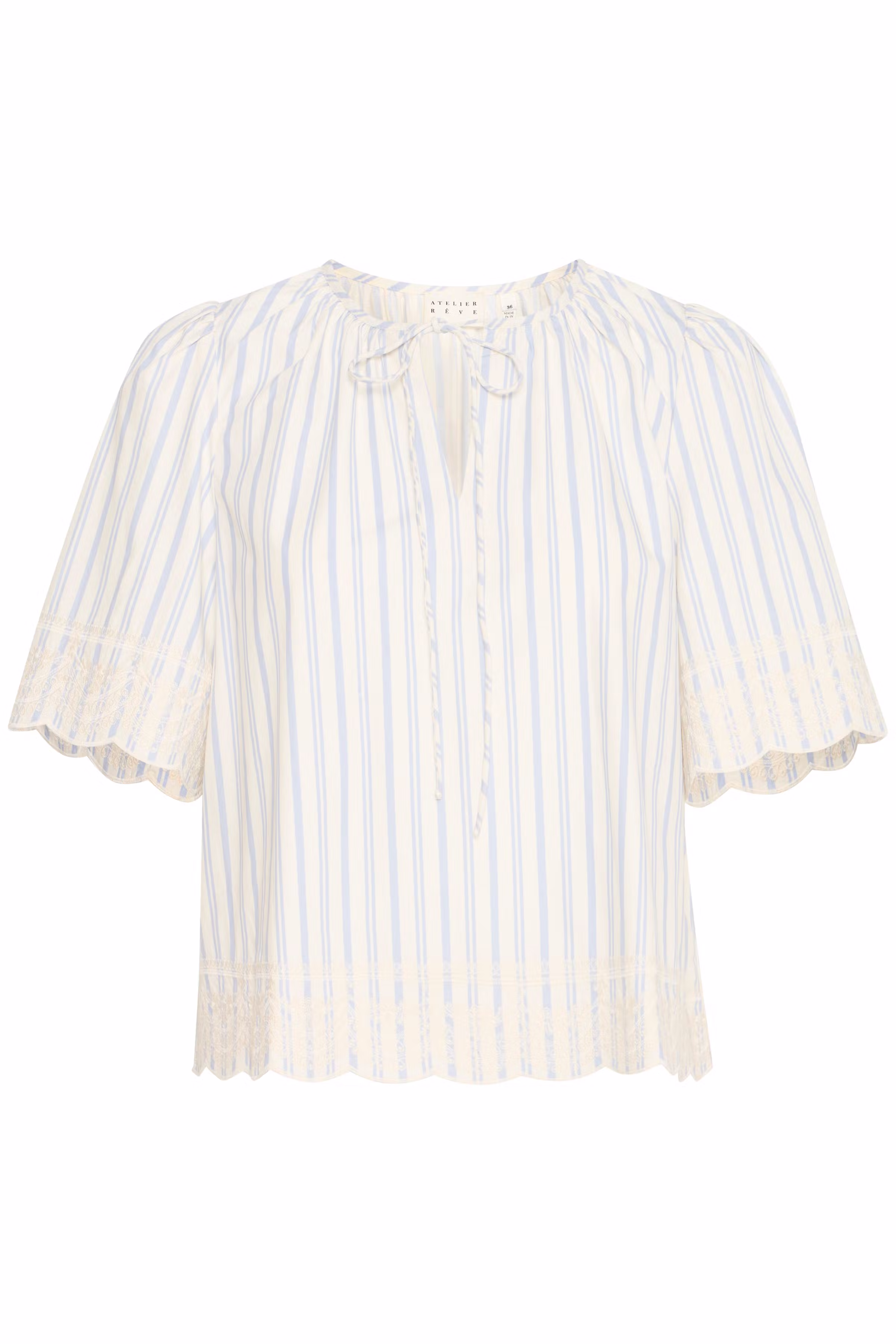 IRMAJA Kurzarm-Bluse PACK FRONT 20122709-130905