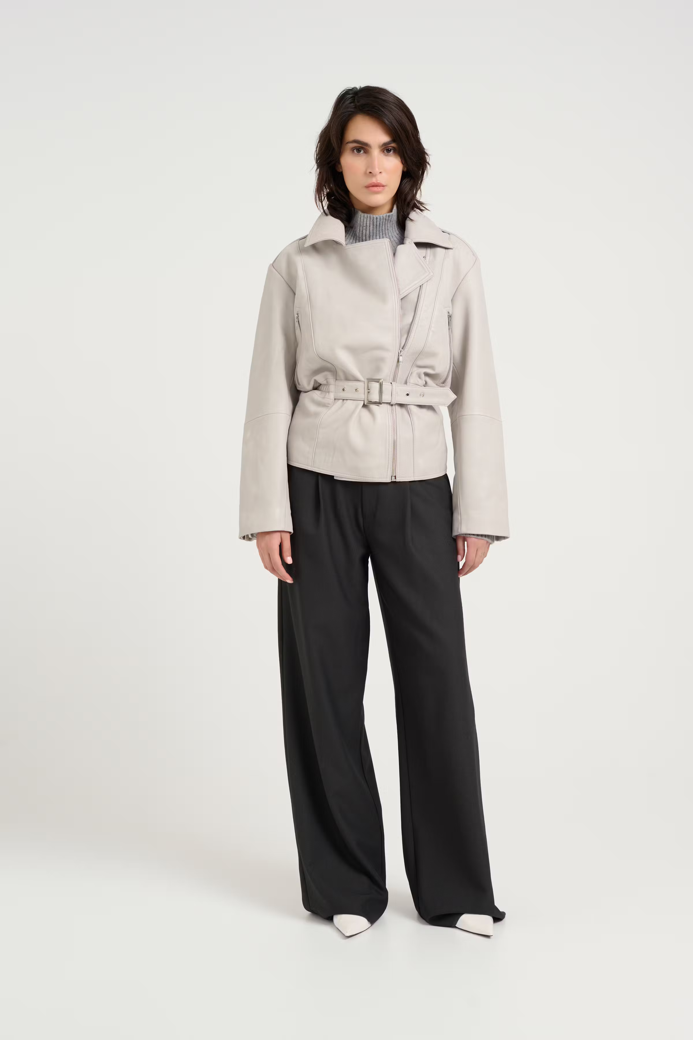 TiaGZ Leather jacket LOOKBOOK FRONT 10909784-124300