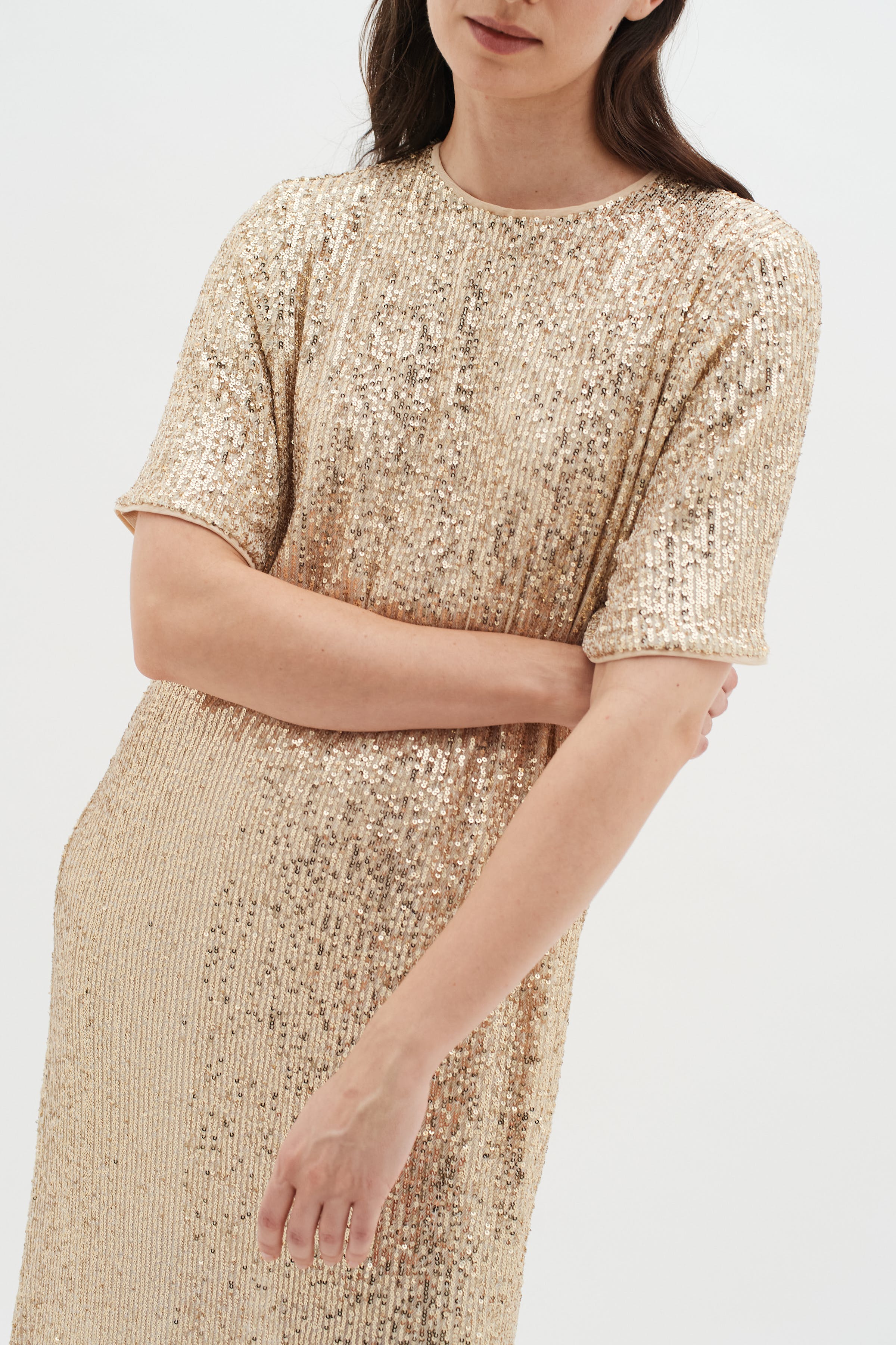 BarbaraIW Paljett Klänning LOOKBOOK DETAIL 30109898-300031