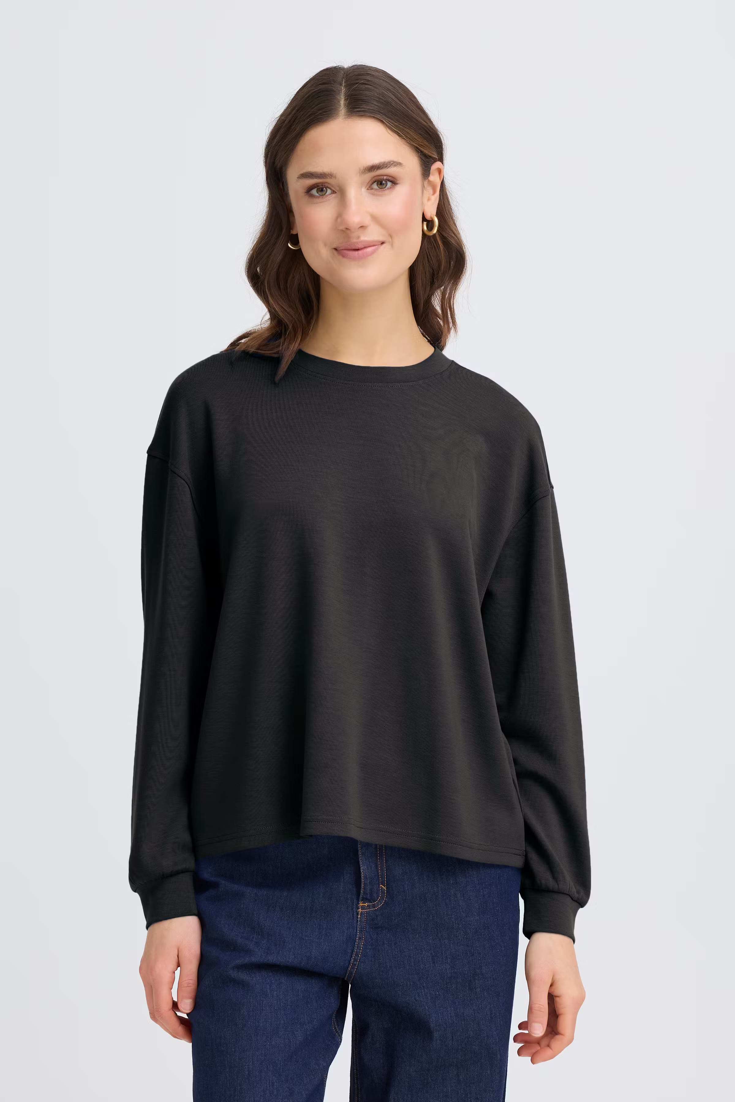 FRAURORA PU 7 Sweatshirt LOOKBOOK FRONT 20615558-200113