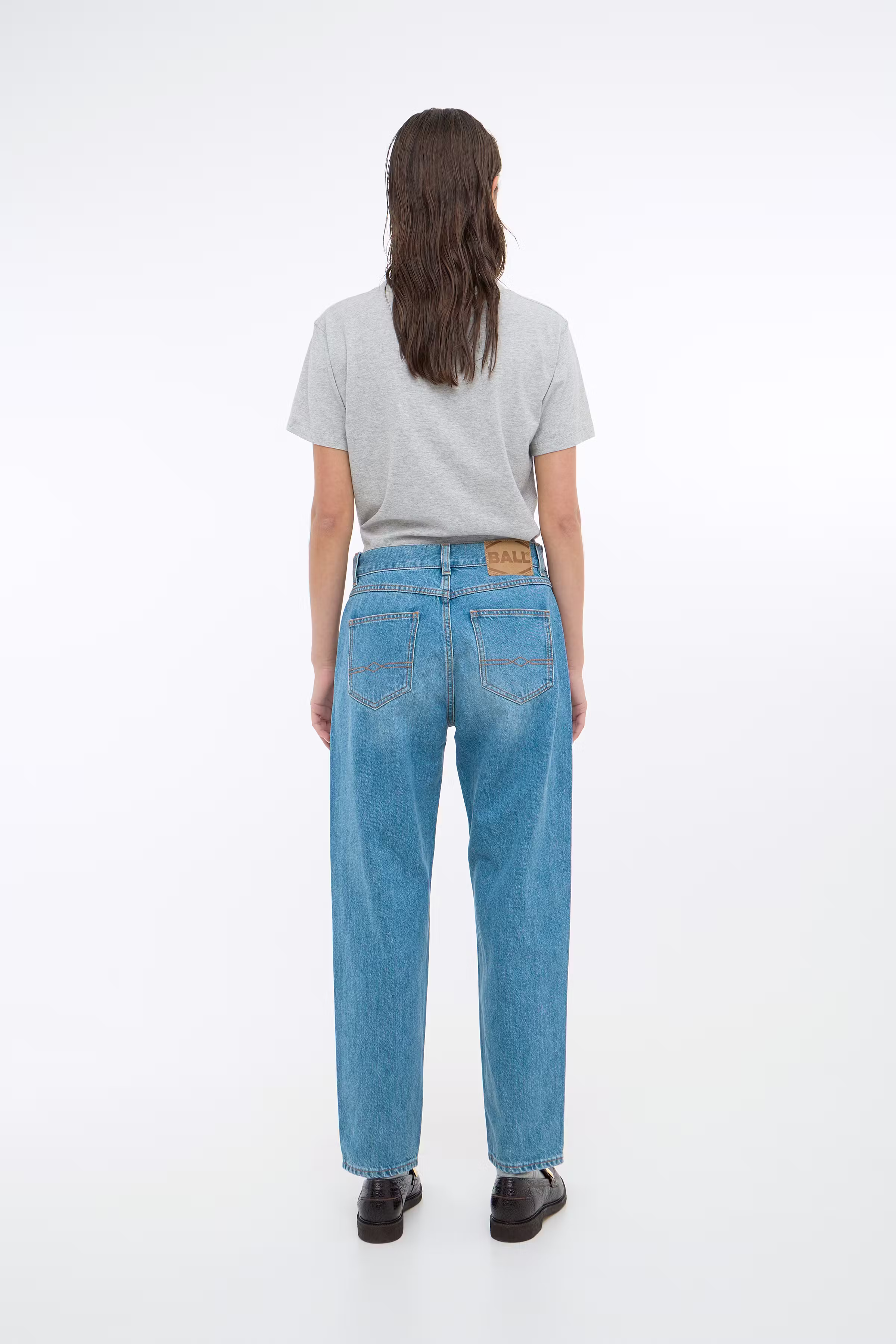BAPAOLO Cropped Jeans LOOKBOOK BACK 50405076-204026