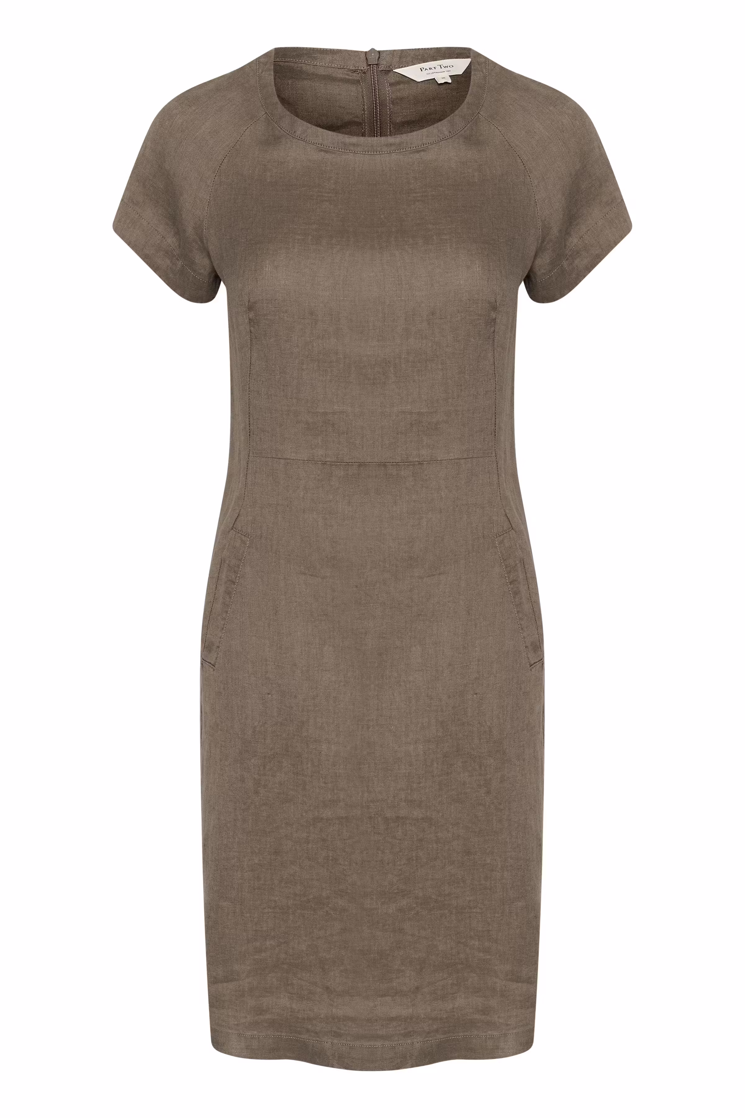 AundreasPW Short linen dress PACK BACK 30308855-190820