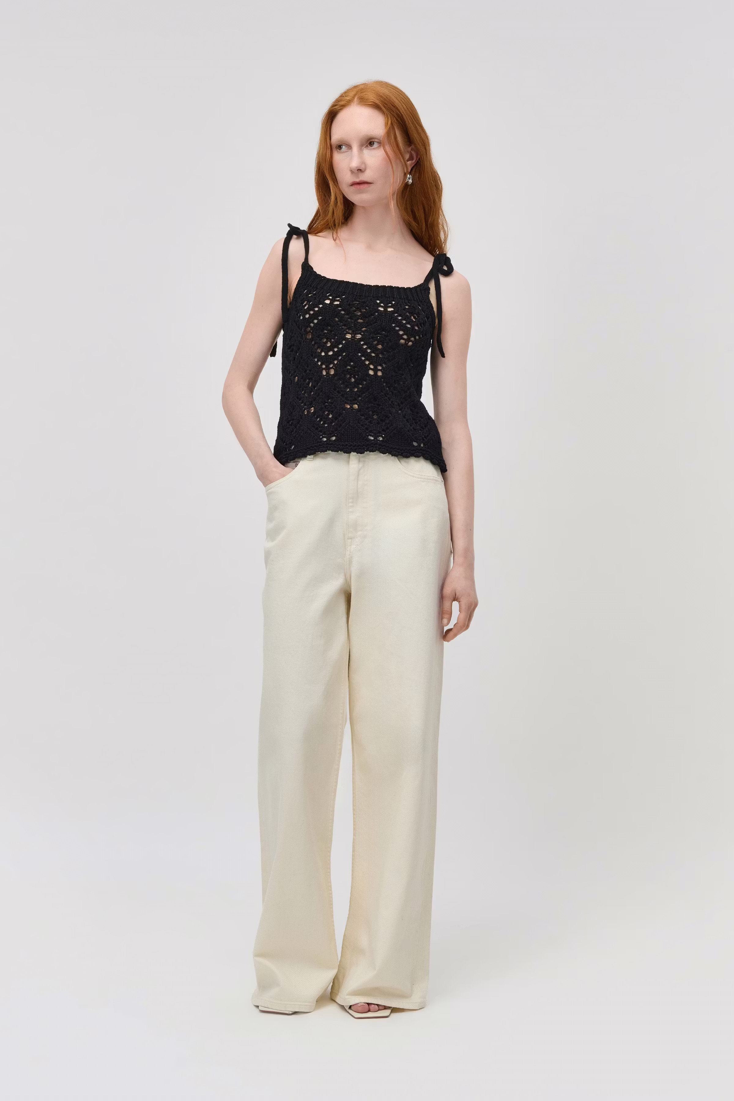 FELIPA Top LOOKBOOK FRONT 30600606-BK999