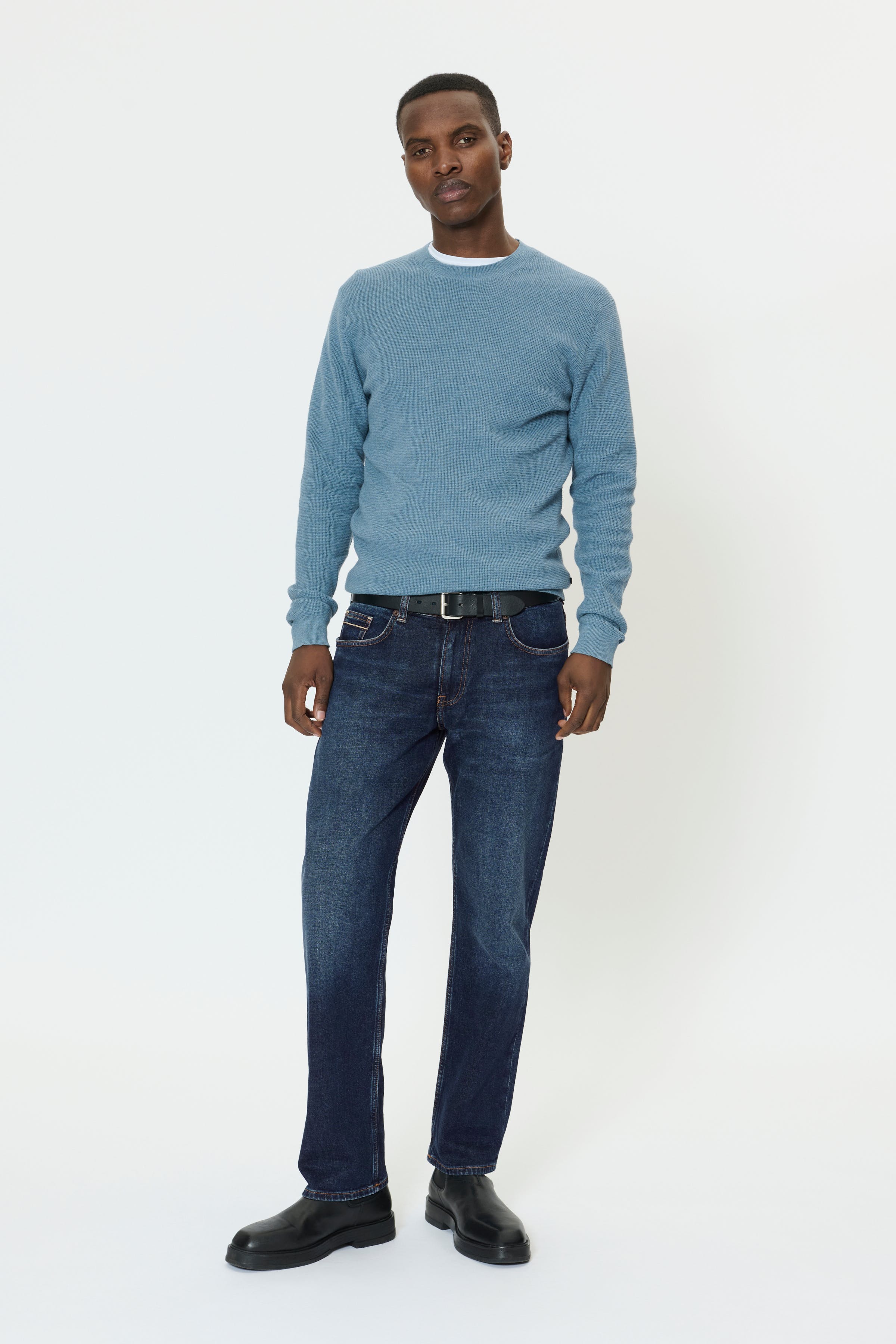 MAMike Denim Broek LOOKBOOK FRONT 30208024-303778