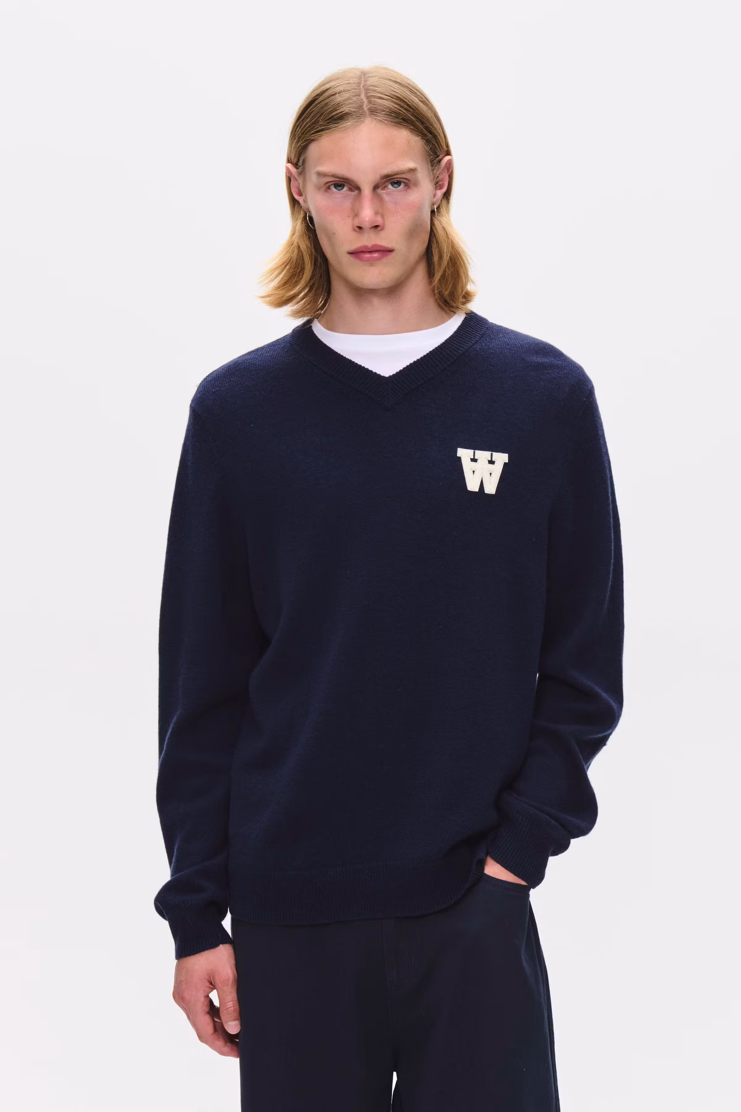 WWTay V-neck Pullover LOOKBOOK FRONT 30251772-194011