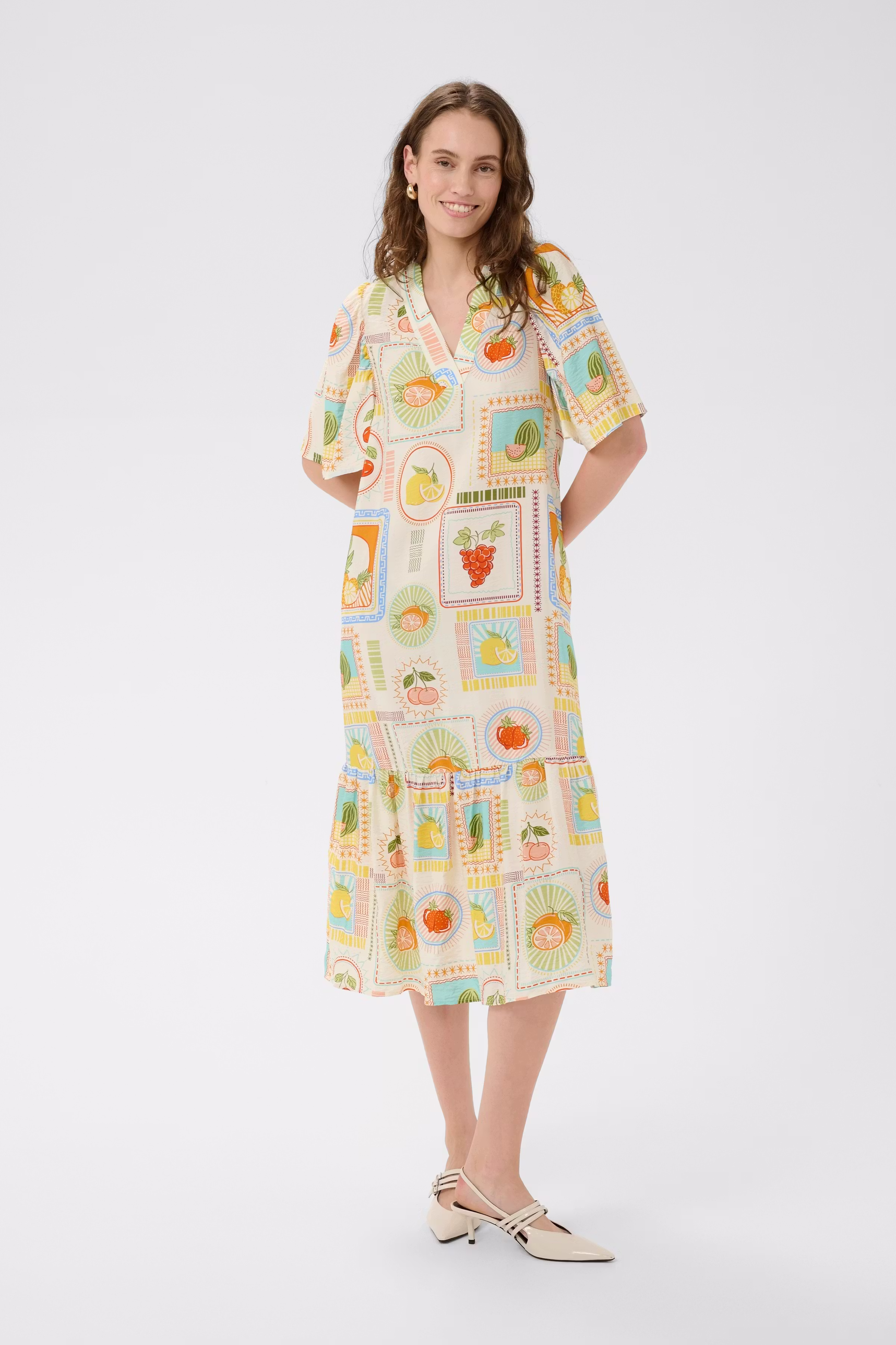 CUorange Kjole LOOKBOOK FRONT 50113010-109398