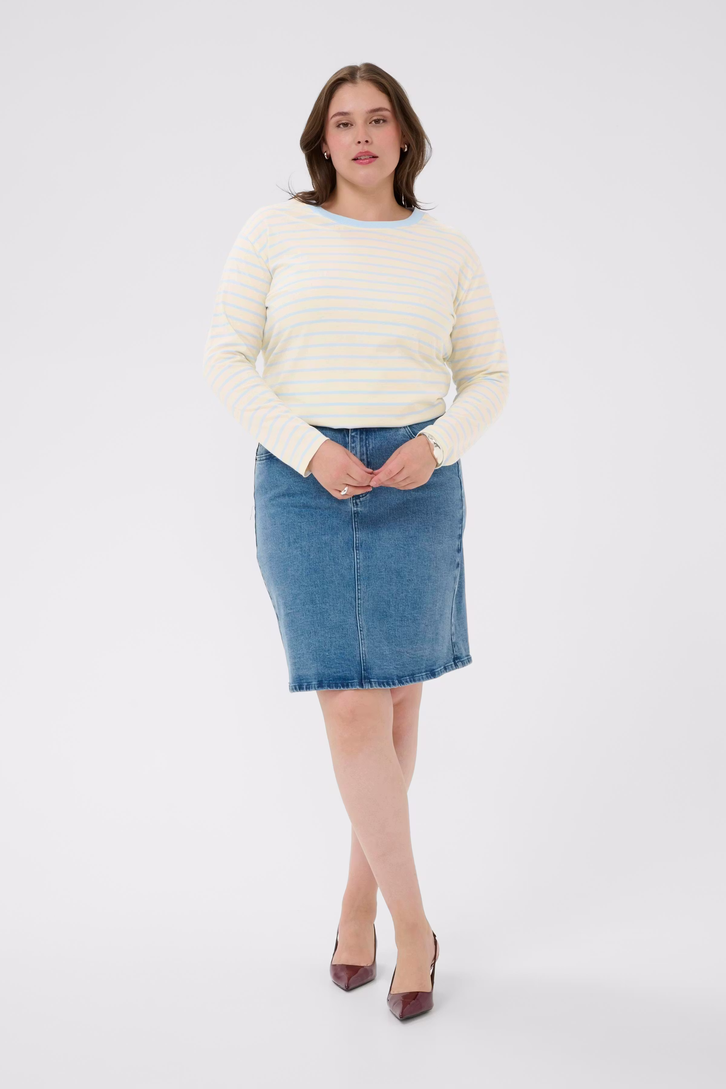 KCwinni Gestreifte Bluse LOOKBOOK FRONT 10581775-109235