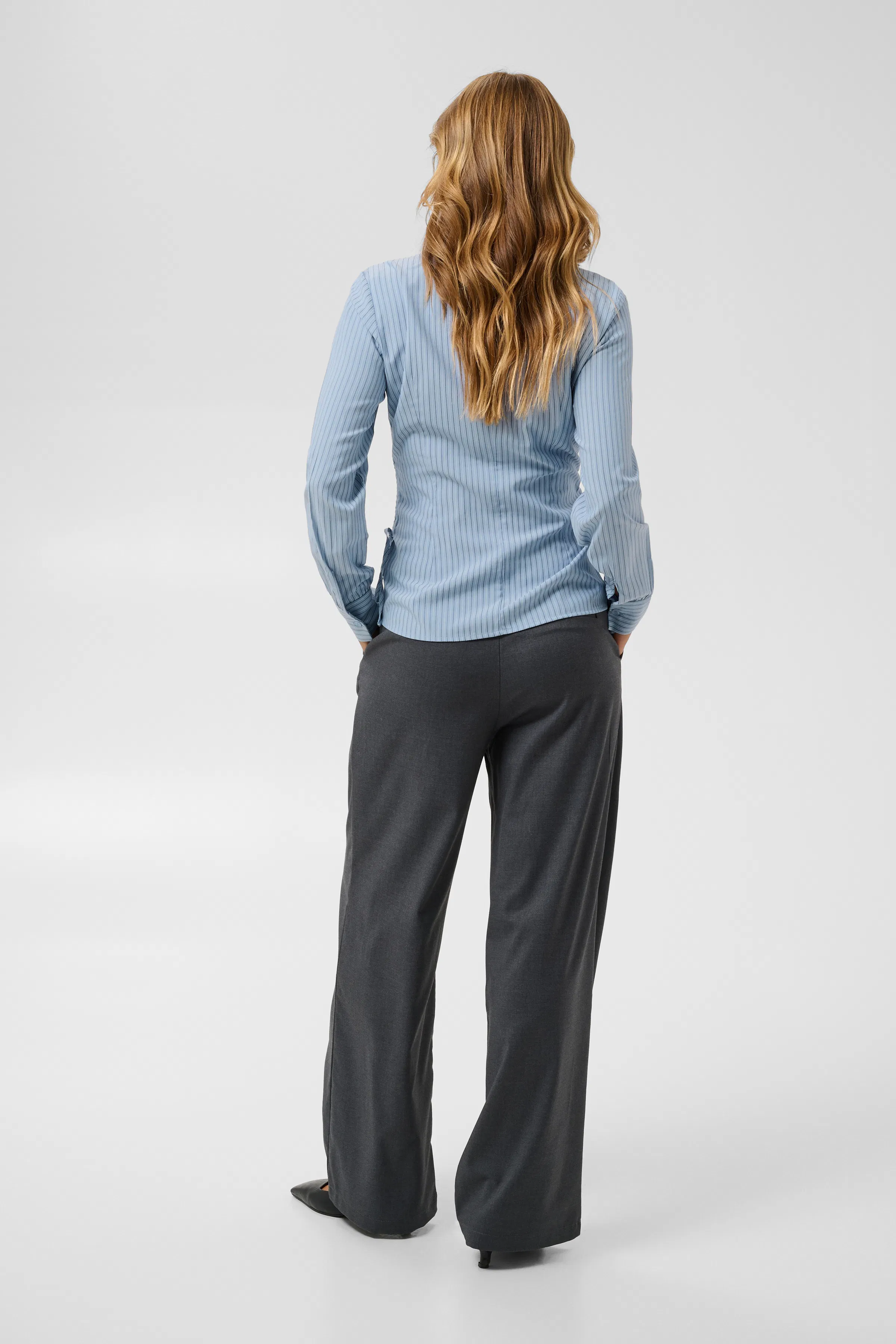 KAbillie Stripet Skjorte LOOKBOOK BACK 10513175-1000843