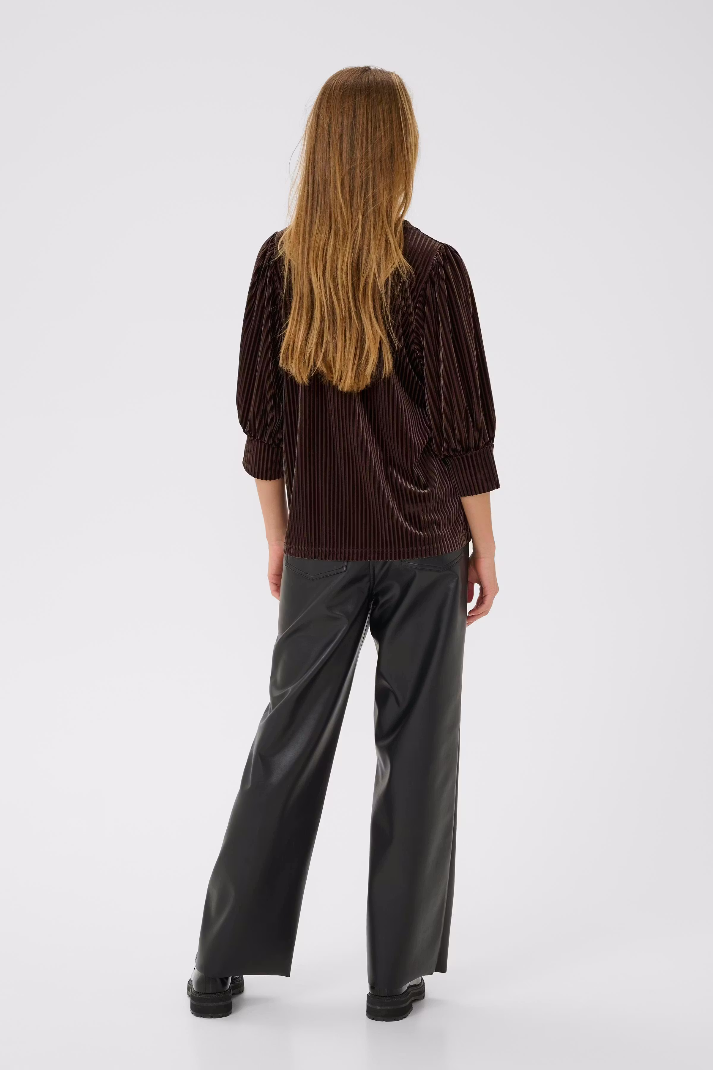 KAcaca Velour blouse LOOKBOOK BACK 10503887-191111