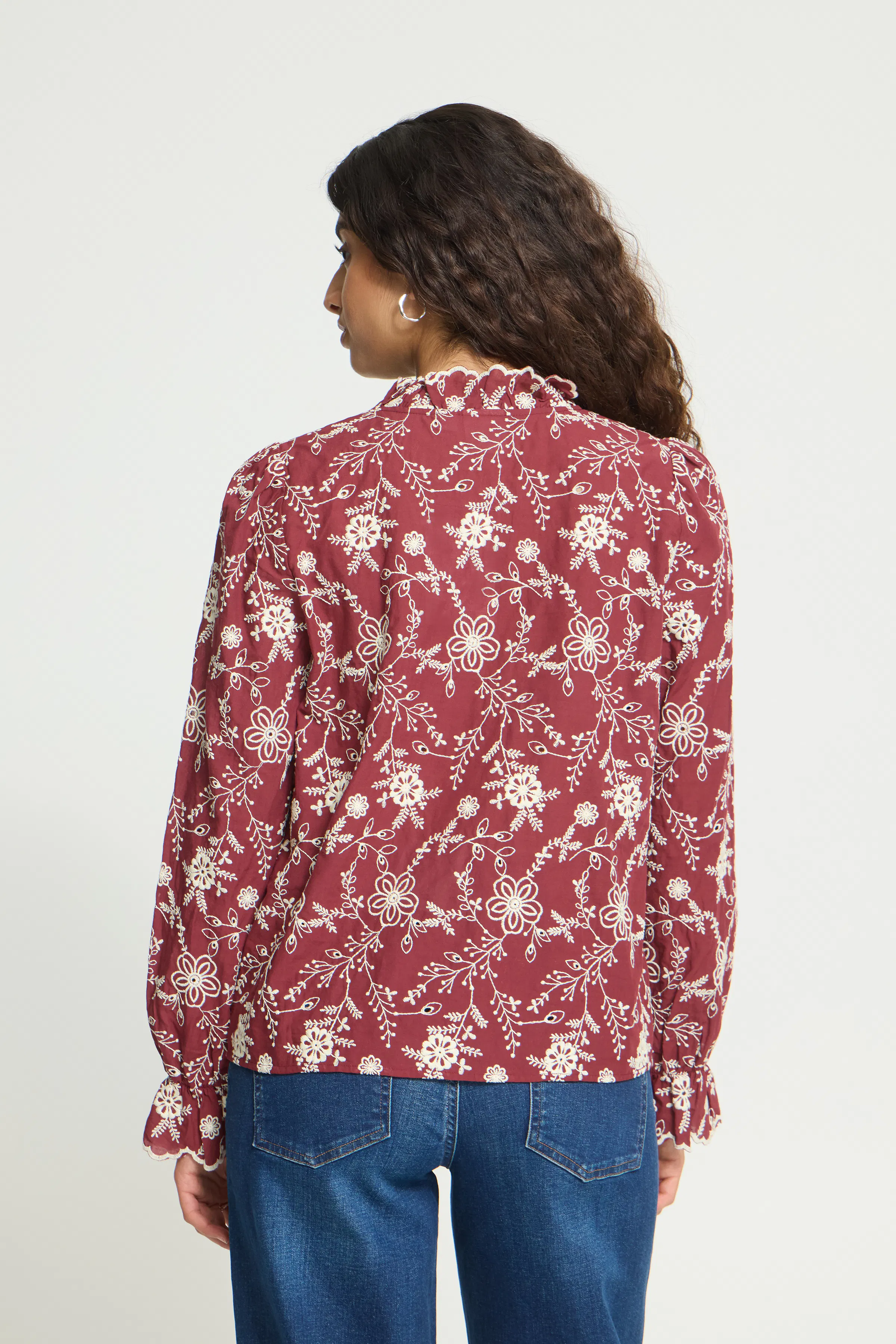 IHFULIA Bluse LOOKBOOK BACK 20125083-191522