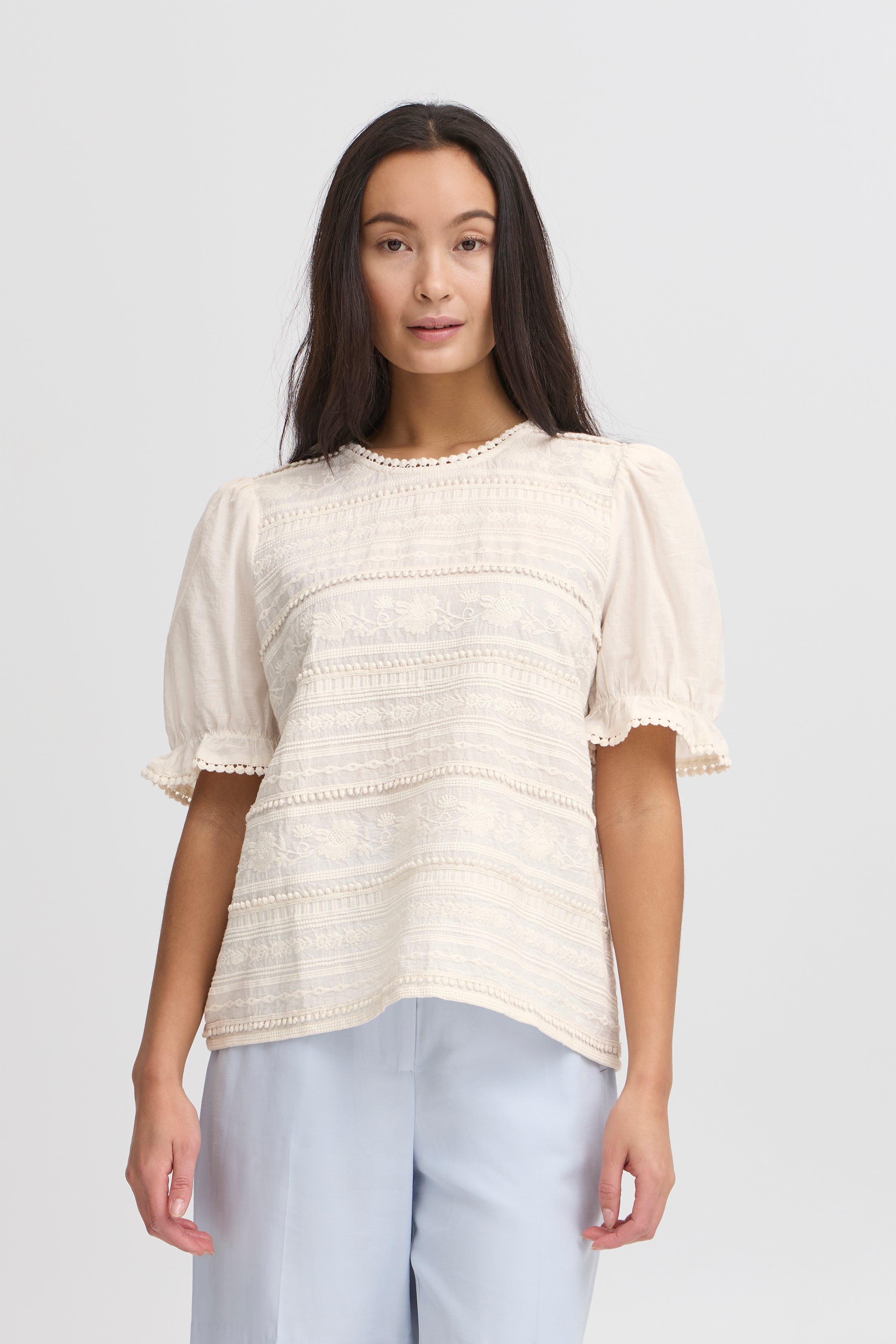 IRGINA Blouse met korte mouwen LOOKBOOK FRONT 20122901-130905