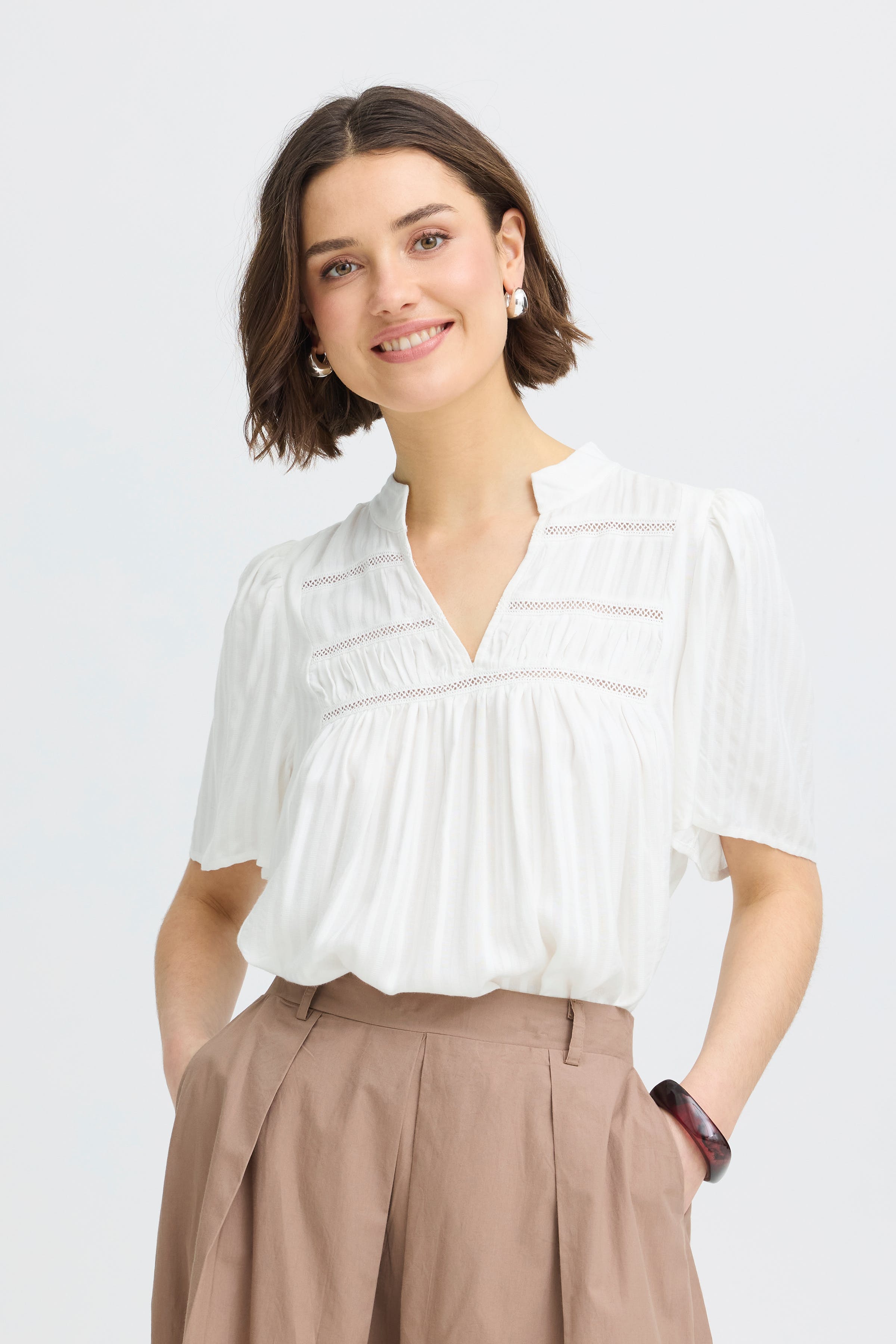 FRVILLIA Blouse LOOKBOOK FRONT 20617810-110701