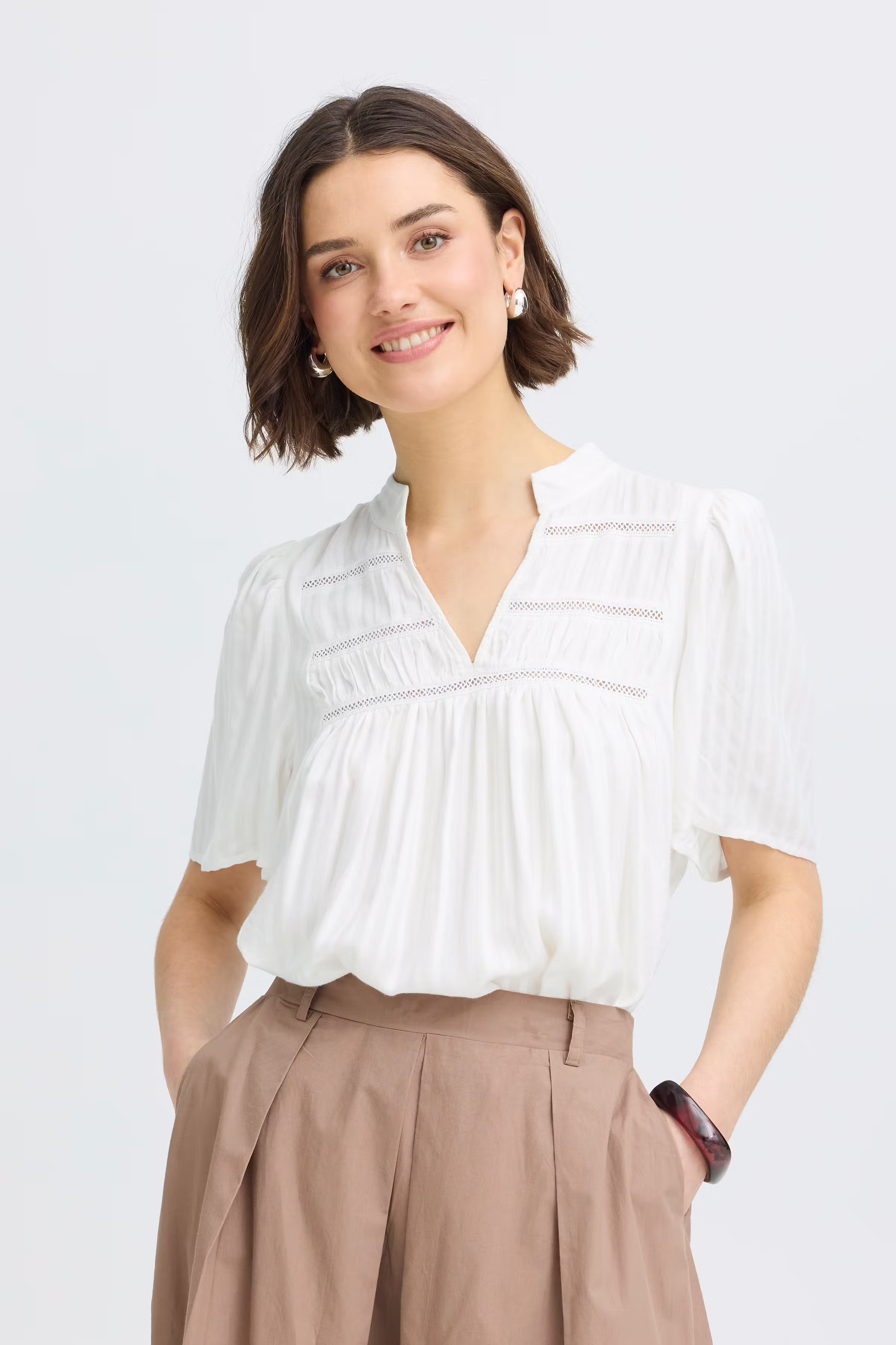 FRVILLIA Blouse LOOKBOOK FRONT 20617810-110701