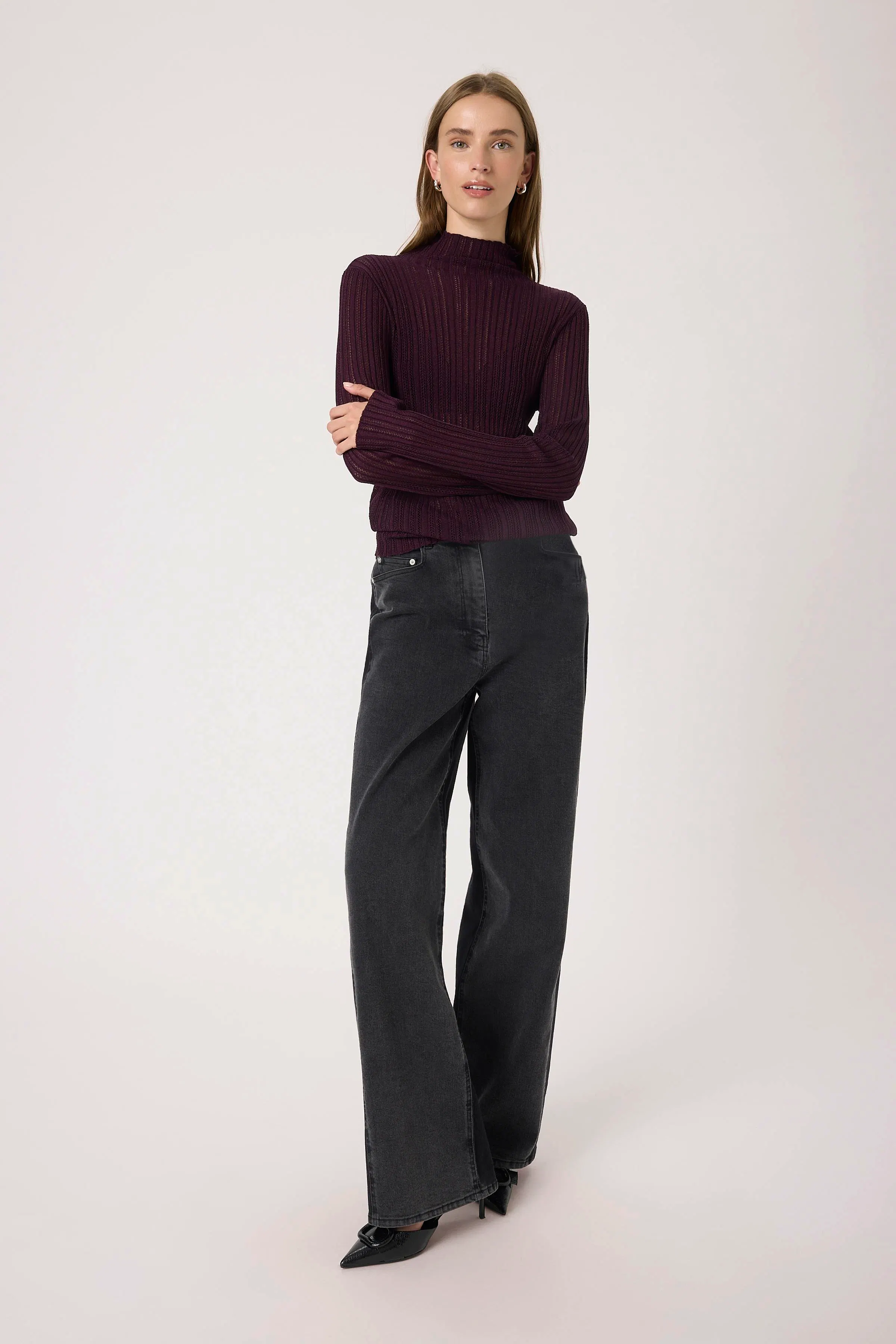 SLLaisa Pullover LOOKBOOK FRONT 30408772-192118