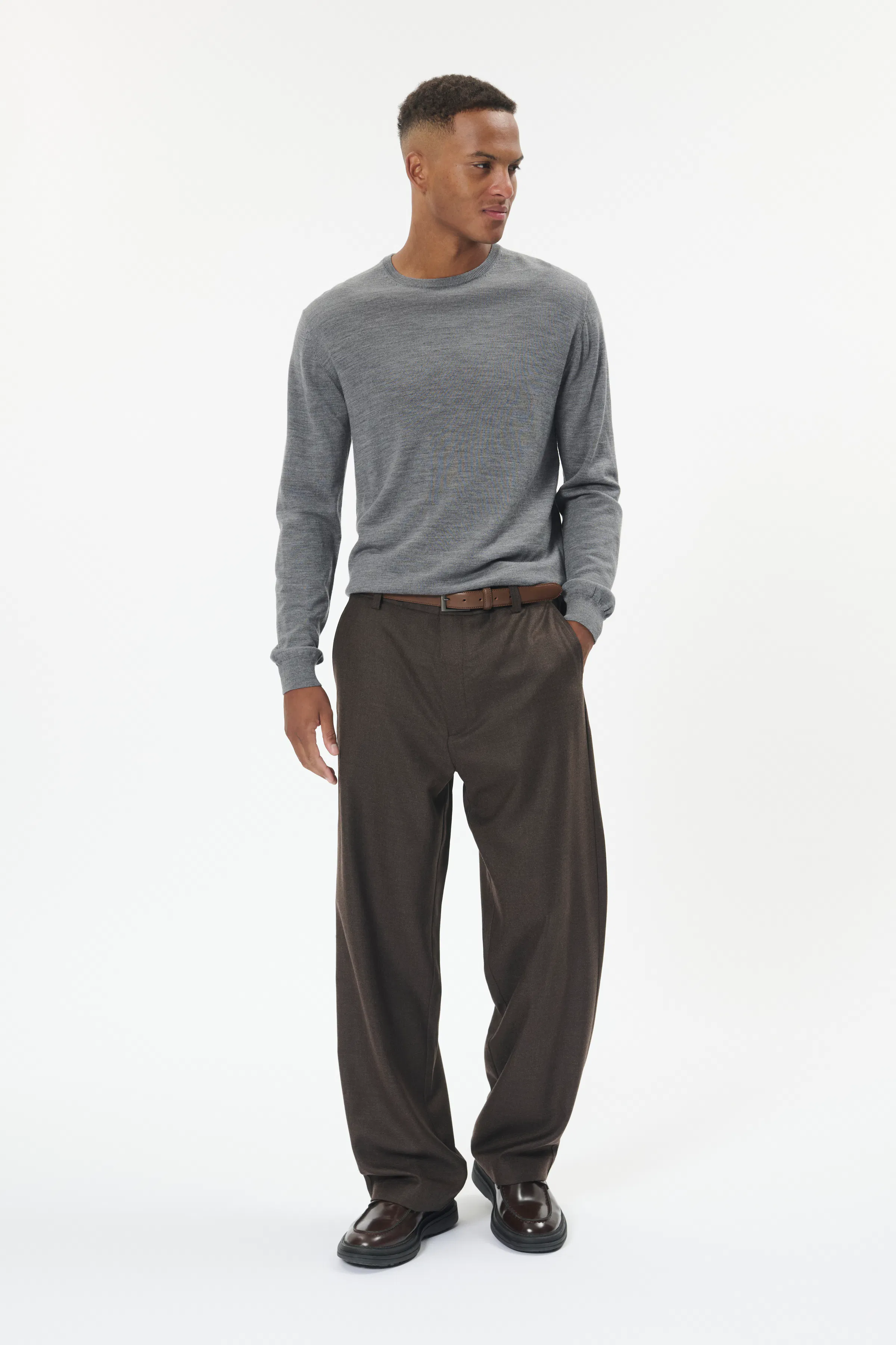 Margrate Merino Pullover LOOKBOOK FRONT 30200611-29003