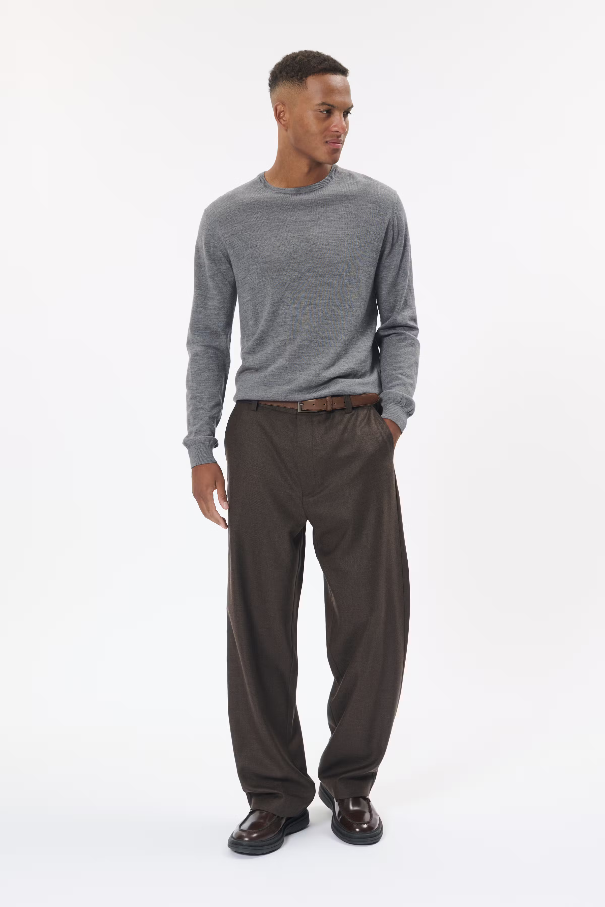 Margrate Merino Pullover LOOKBOOK FRONT 30200611-29003