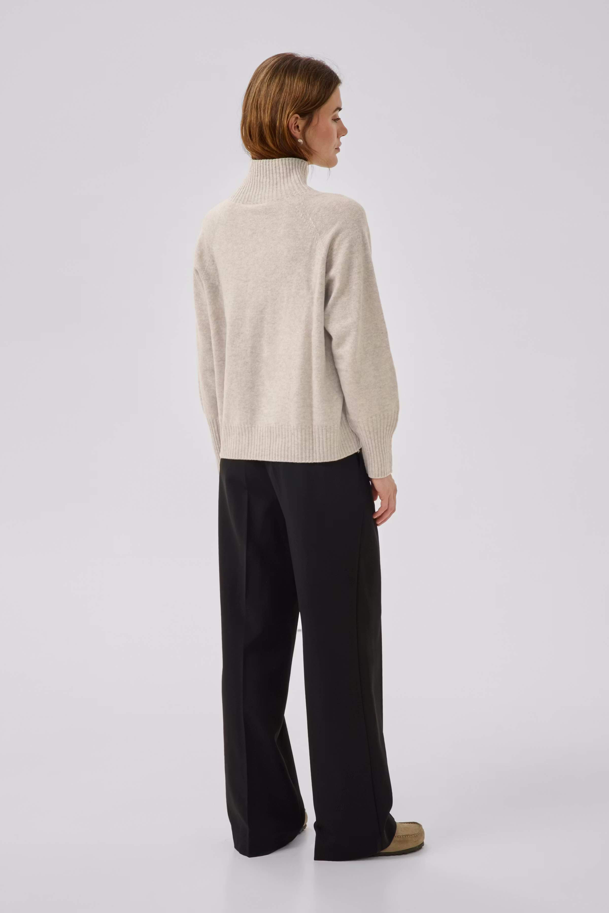 MWTracy High Neck pullover in 100% wool LOOKBOOK BACK 10705356-100378