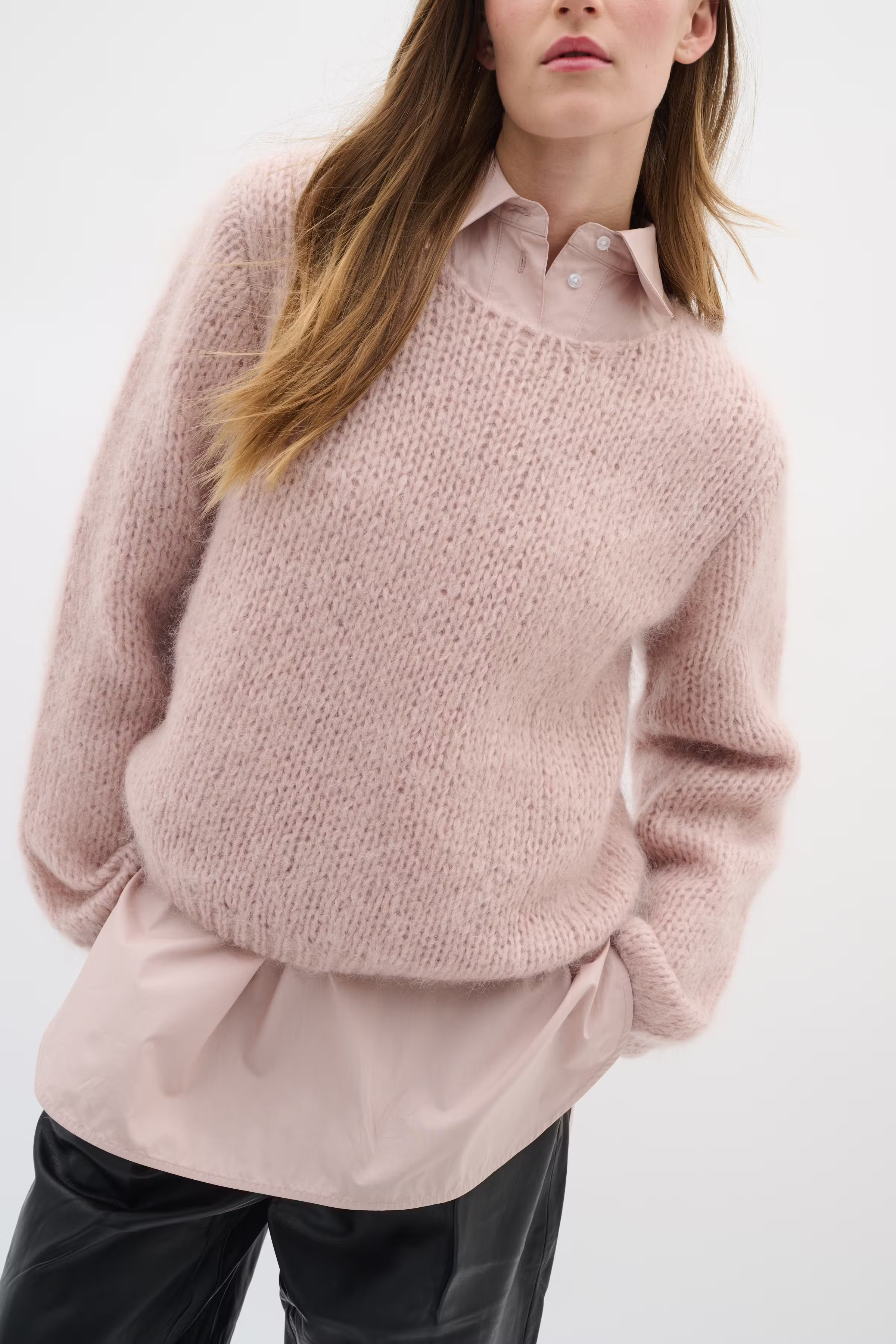 JetraIW Mohair Pullover LOOKBOOK FRONT 30109619-161509