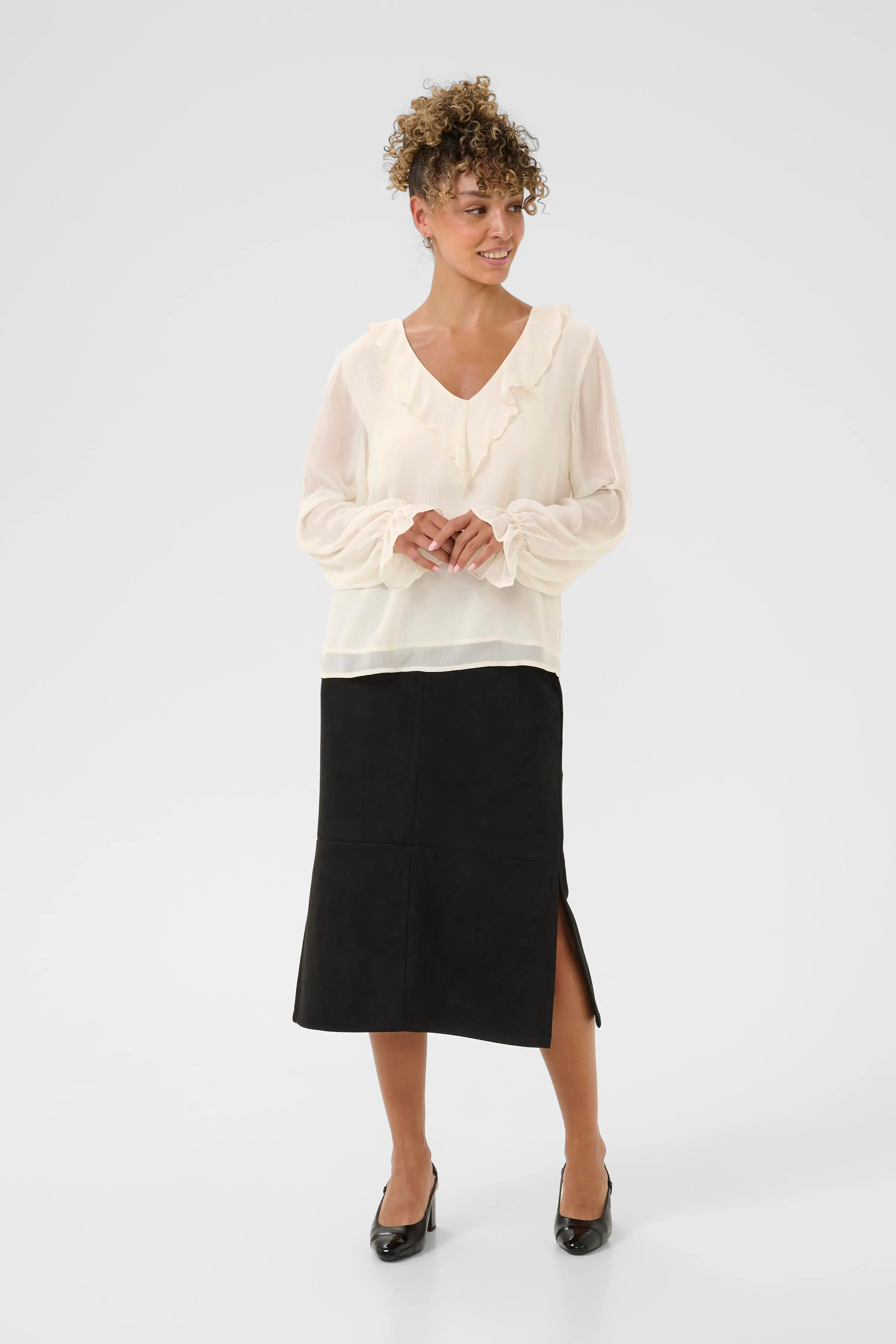 CRFlake Bluse LOOKBOOK FRONT 10614486-110701