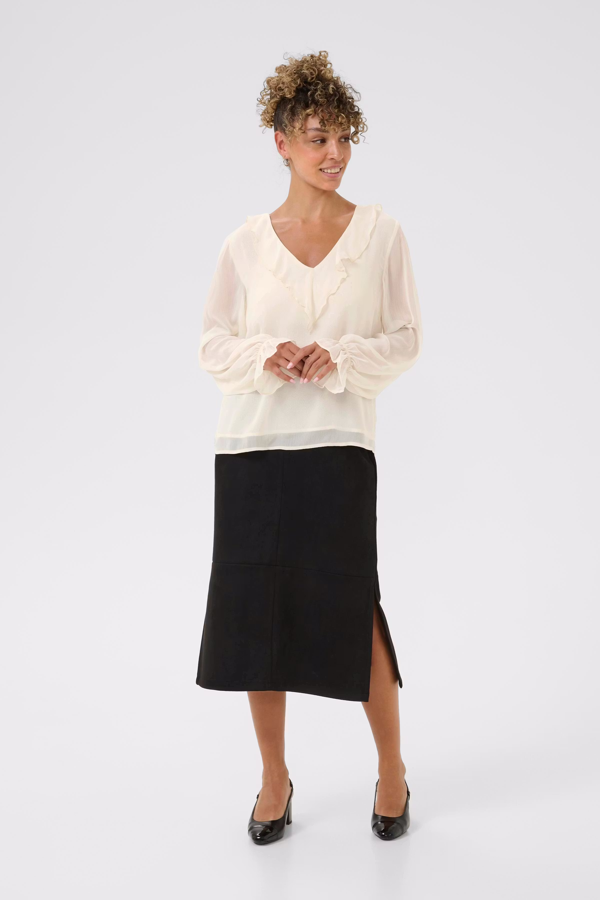 CRFlake Bluse LOOKBOOK FRONT 10614486-110701