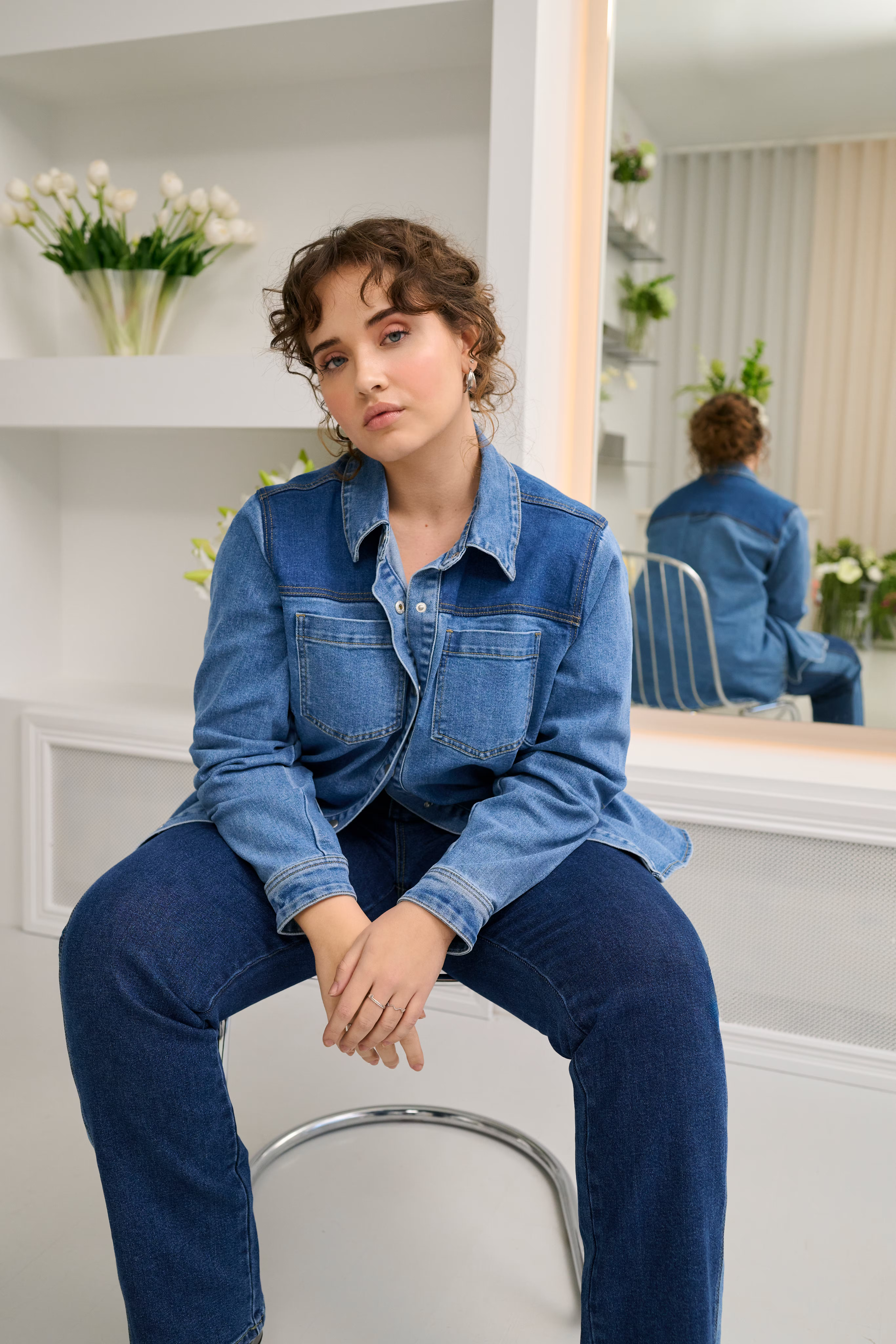 KCsandria Chemise en Denim LOCATION NONE 10583531-102989